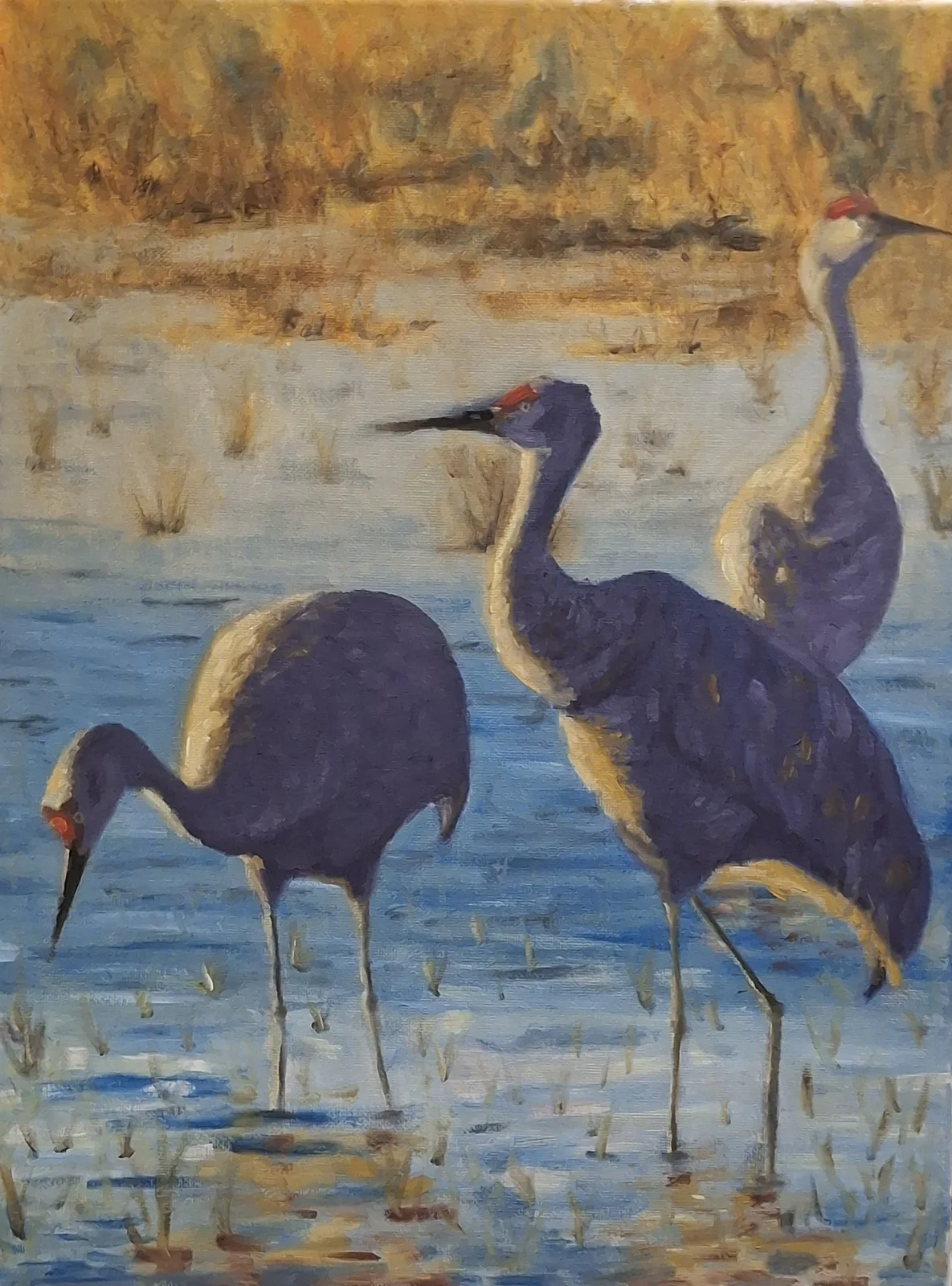 Oljemålning Det hägring av Pepp_dhd