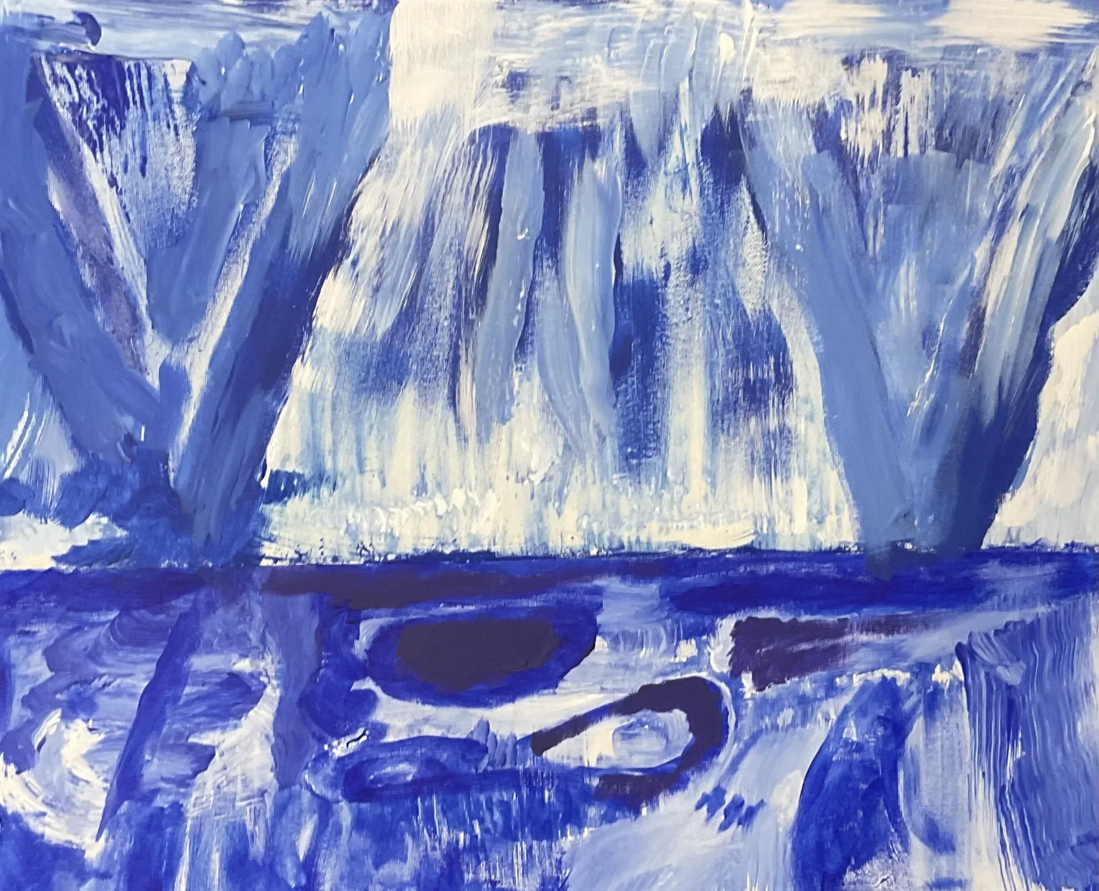 Akrylmålning av Sven Höglund Velasquez