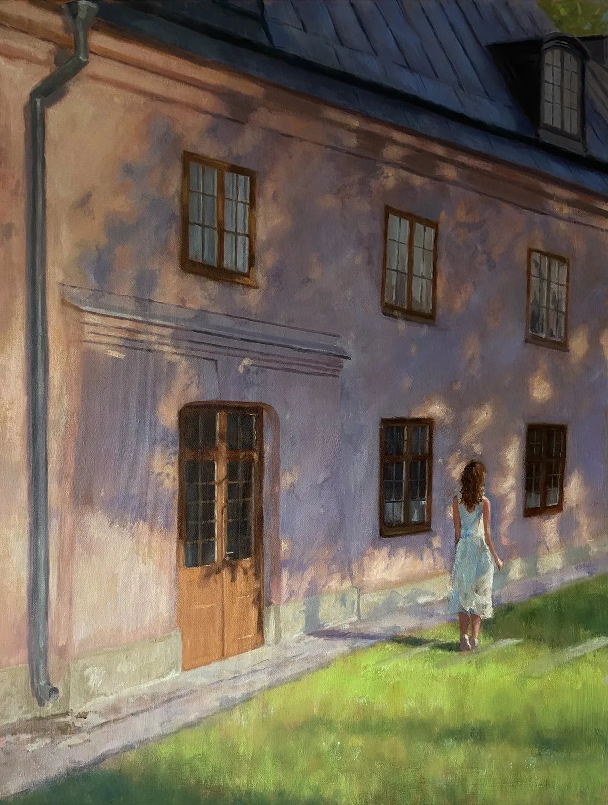 Oljemålning Shadows av Jörgen Winberg