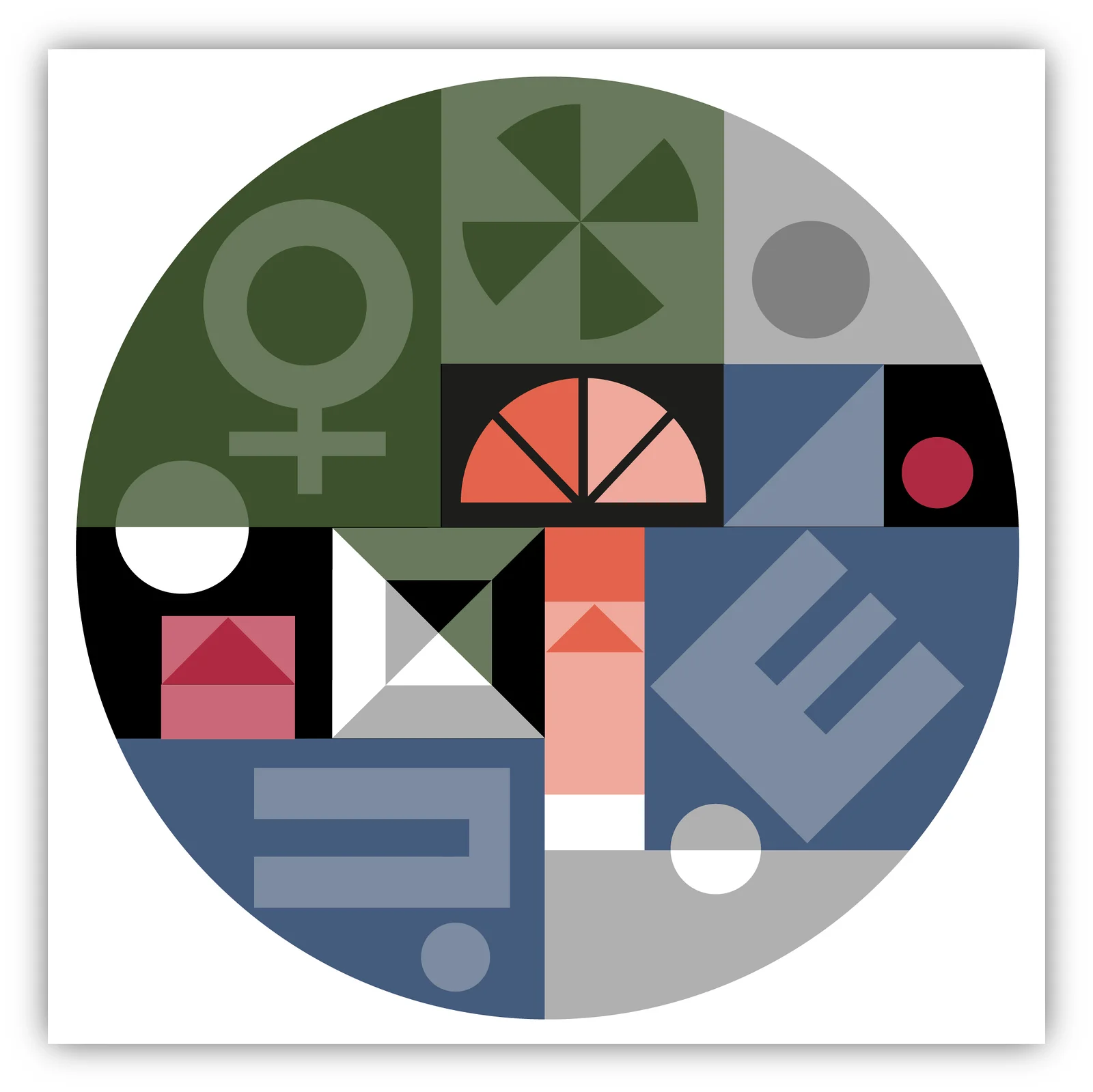 Akrylmålning Serenad av Gunnar Haller