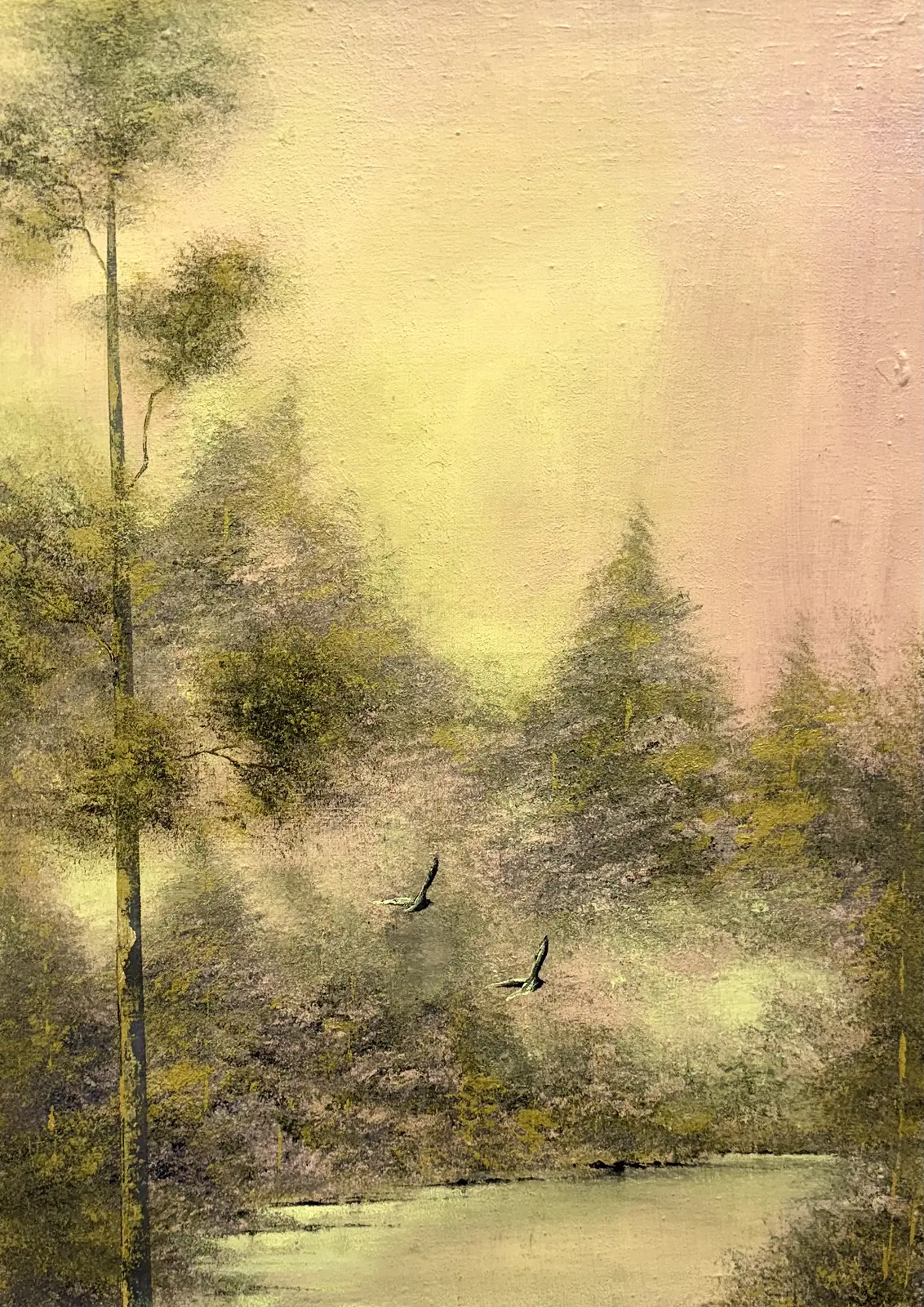 Akrylmålning Ljus och harmoni av Stefan Ståhl