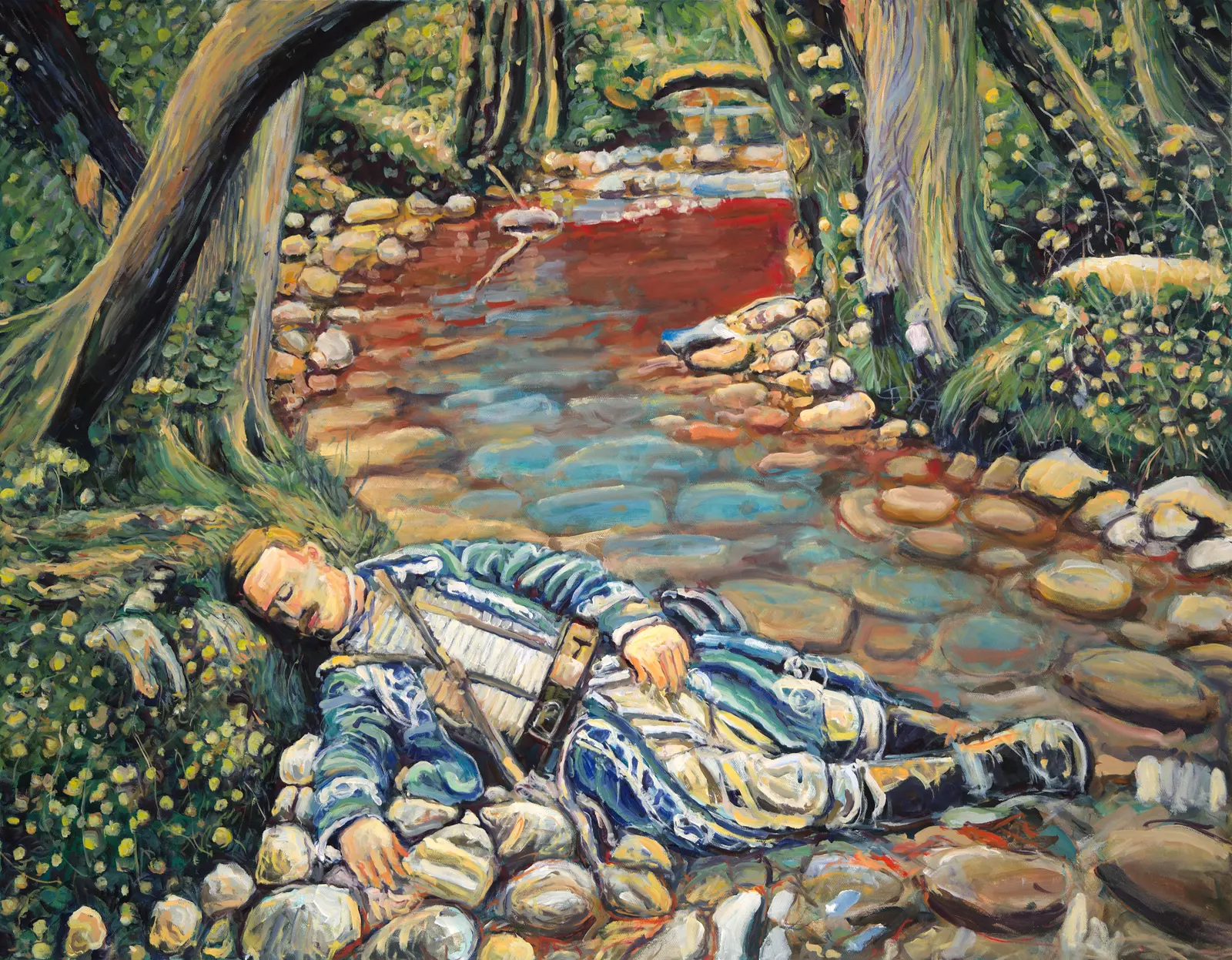 Oljemålning av Marco Izzo