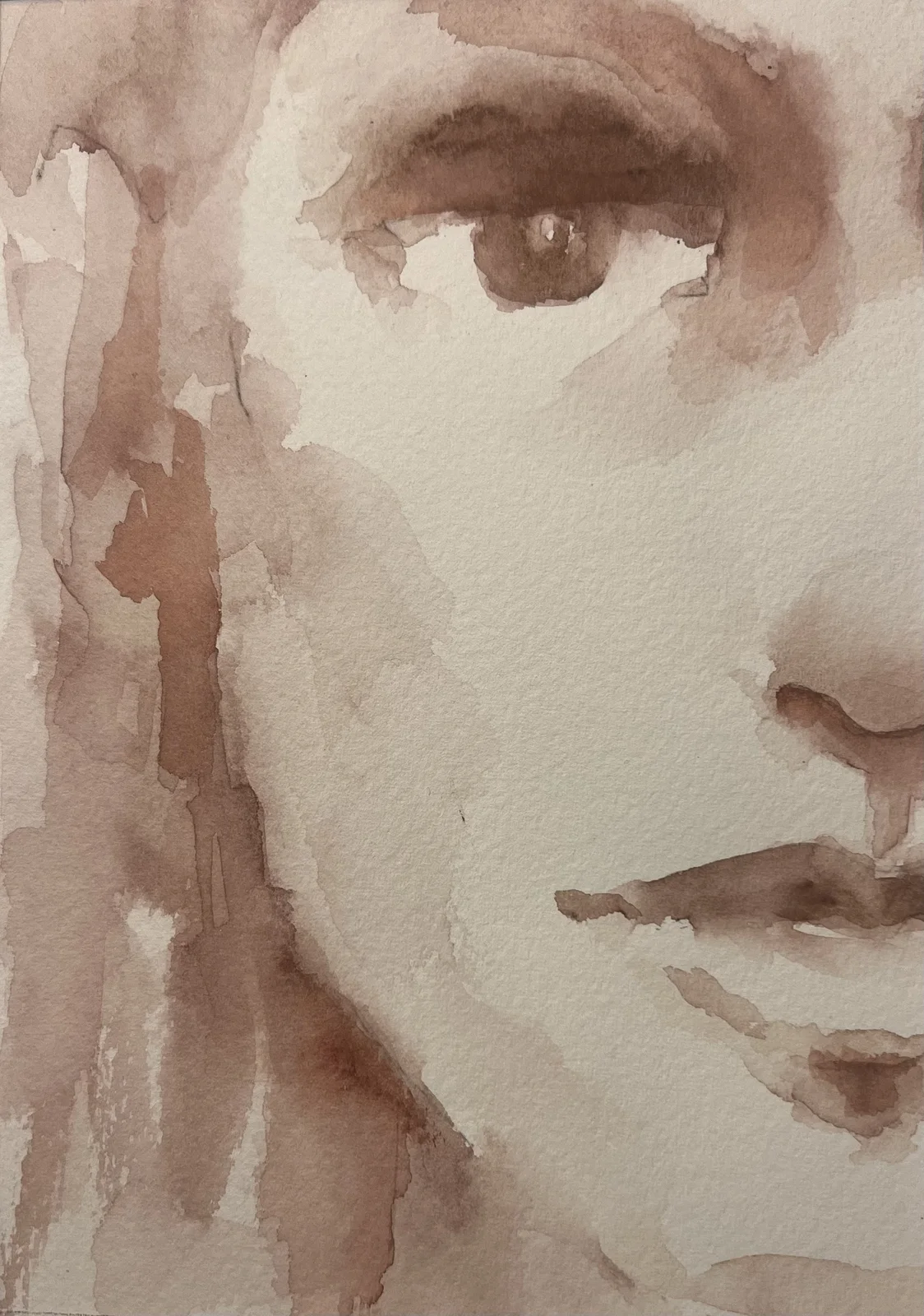 Akvarell av Mia Uhlander