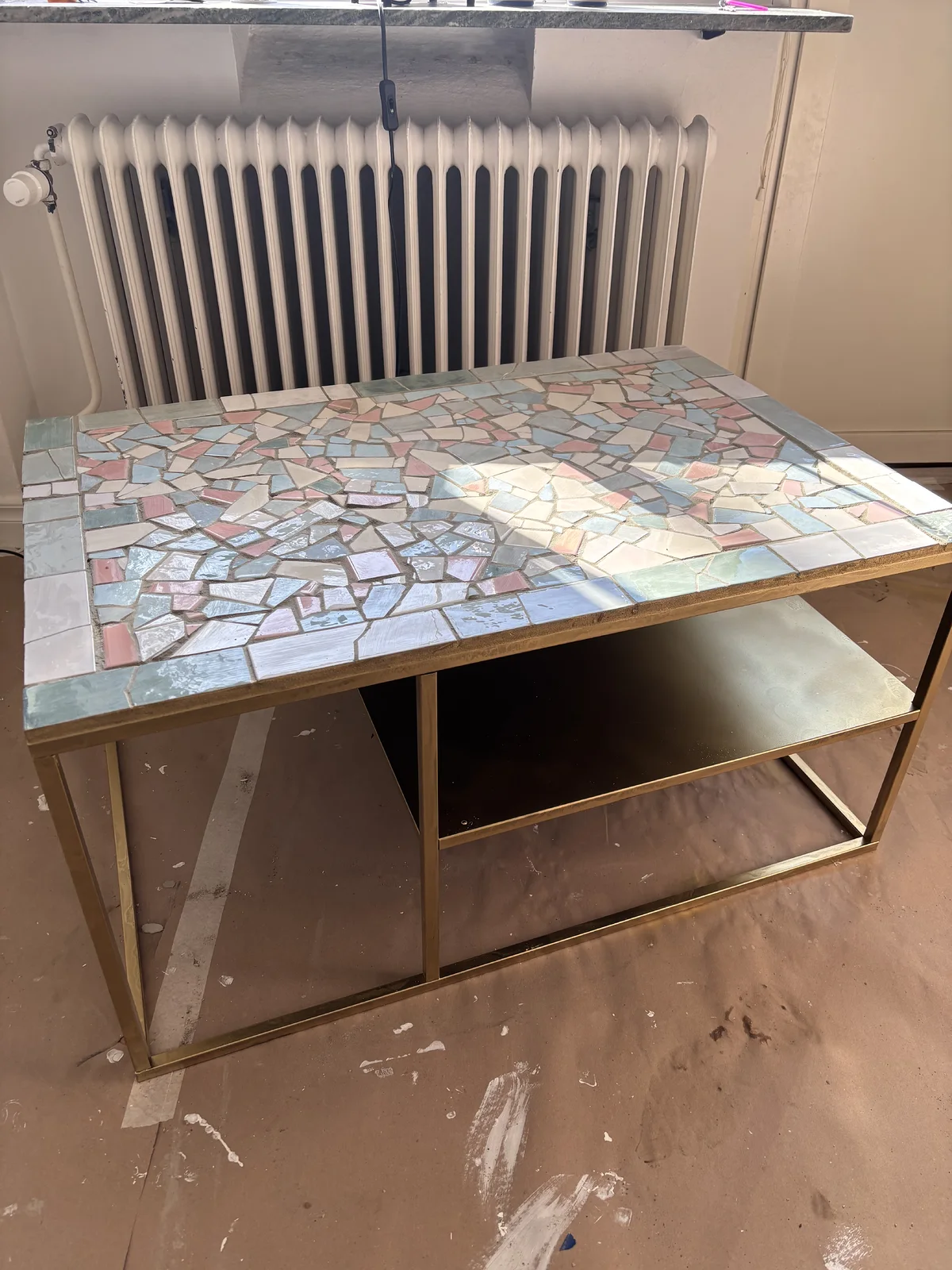 Mosaikbord av Ebba Martin-Löf