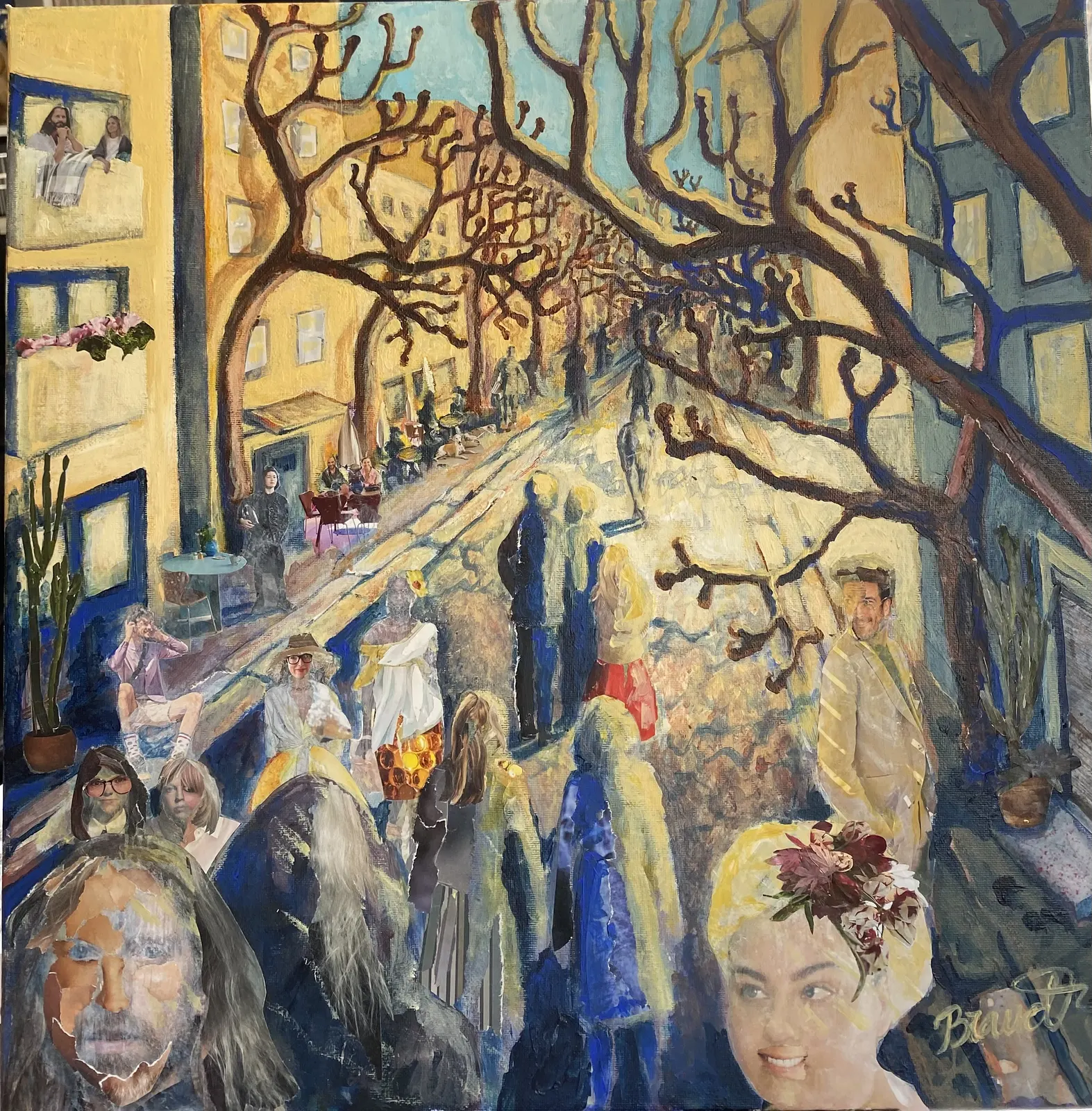 Stadsvy från Alicante av Lena Brandt