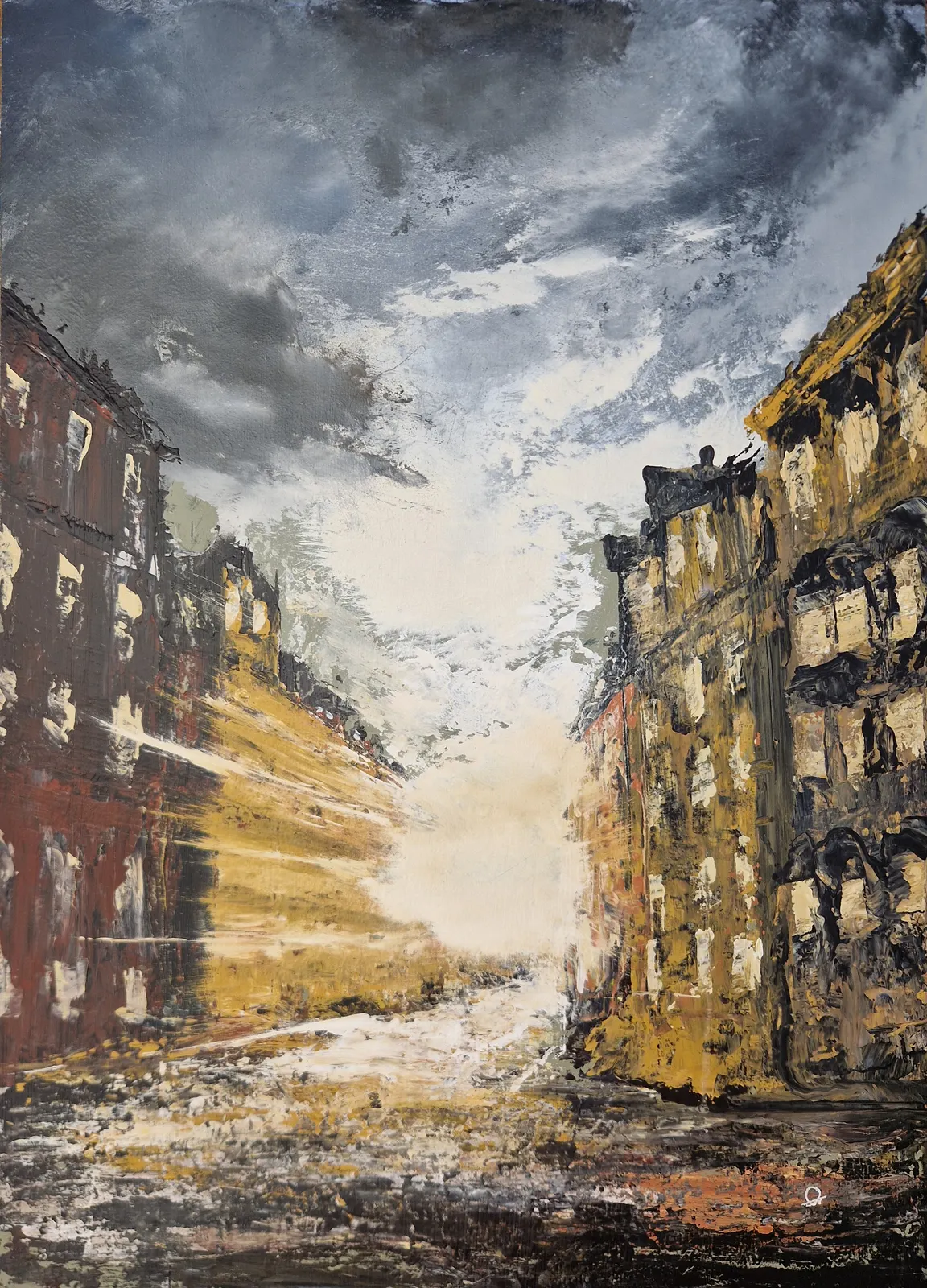 Akrylmålning "Möjlighet" av Daniel Thelin