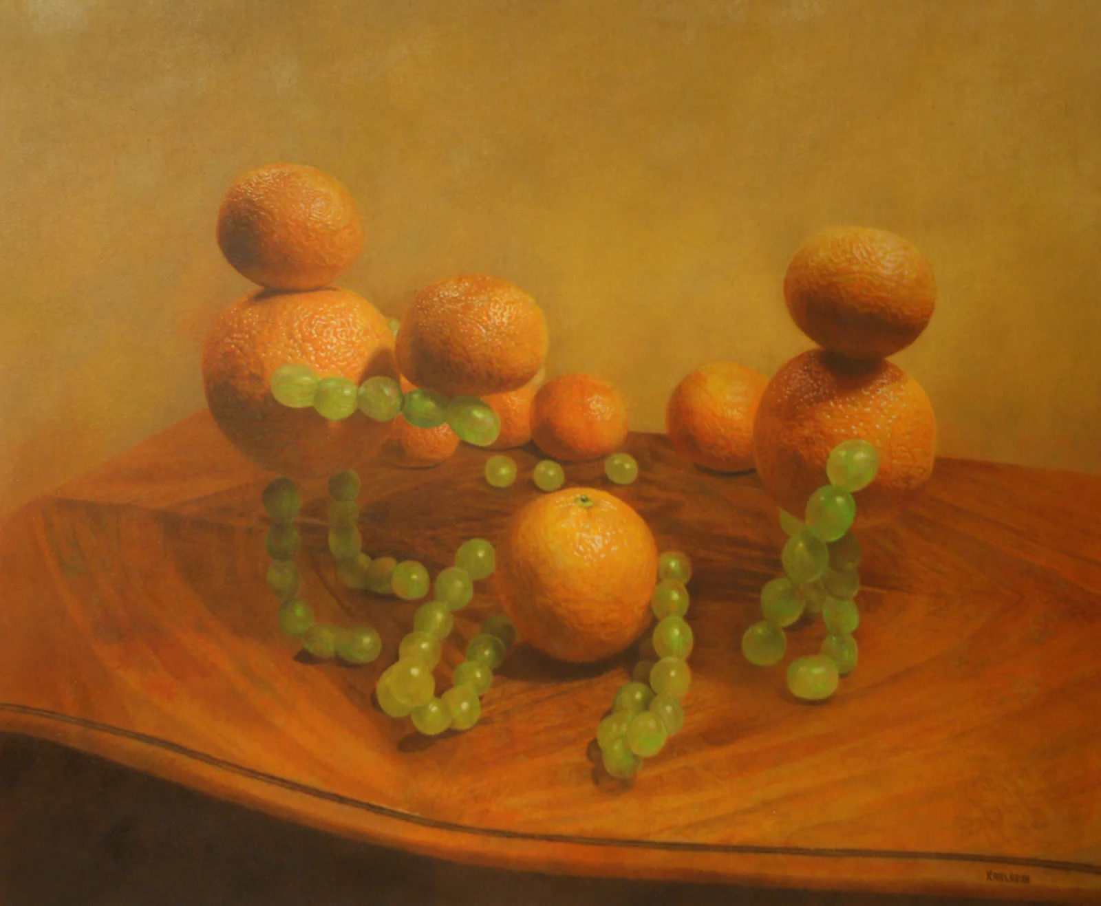 Oljemålning We're getting out of here av Målaren Karlsson