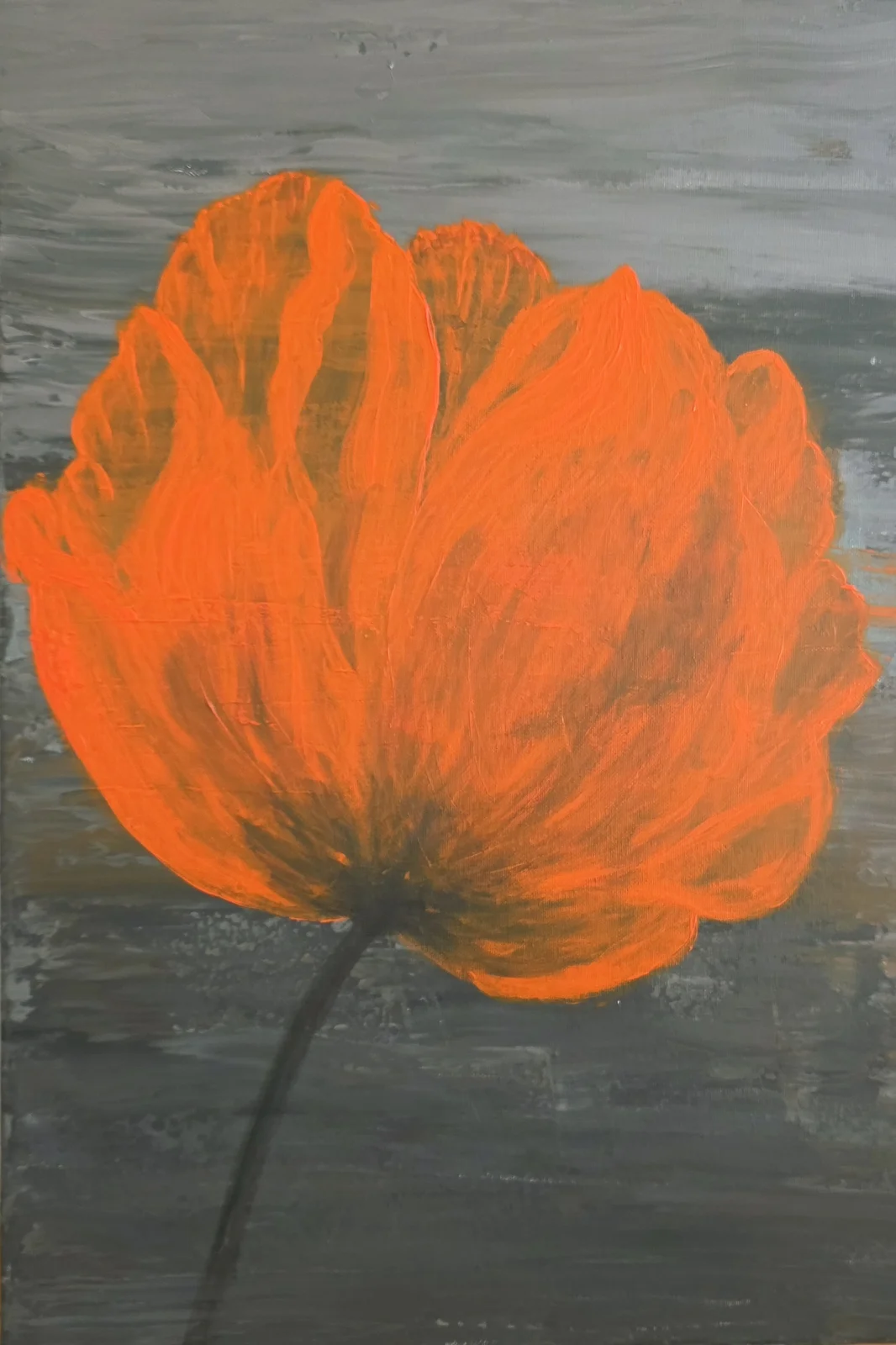 Akrylmålning Eld av Marina Bordovska