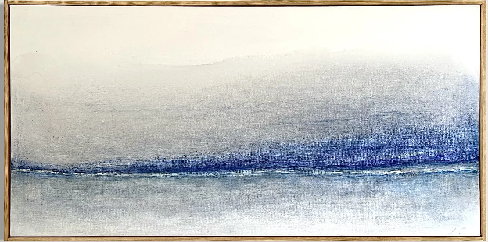 Akrylmålning The Boundary av Lena Johnson