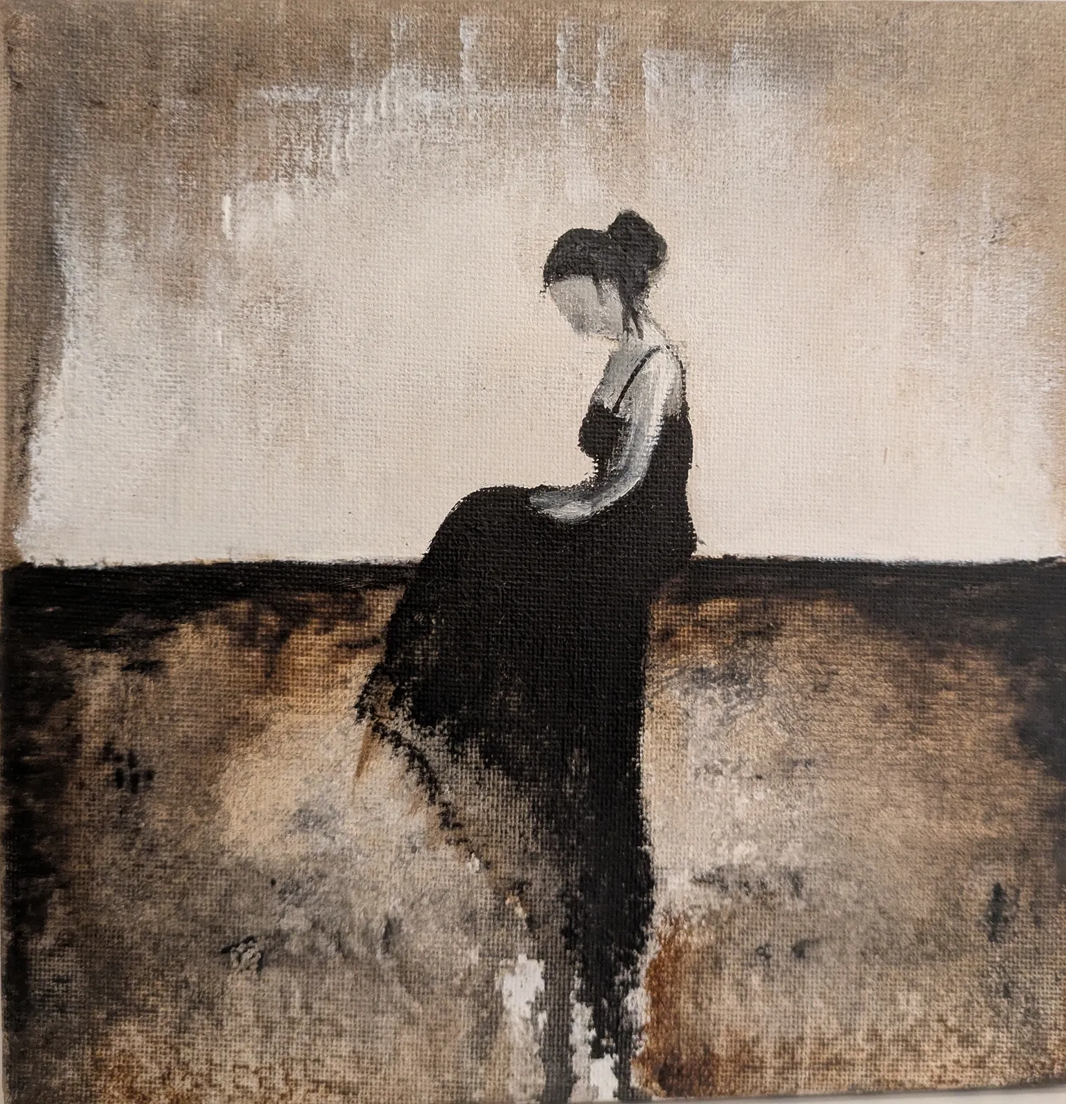 Akrylmålning av Somi Milani