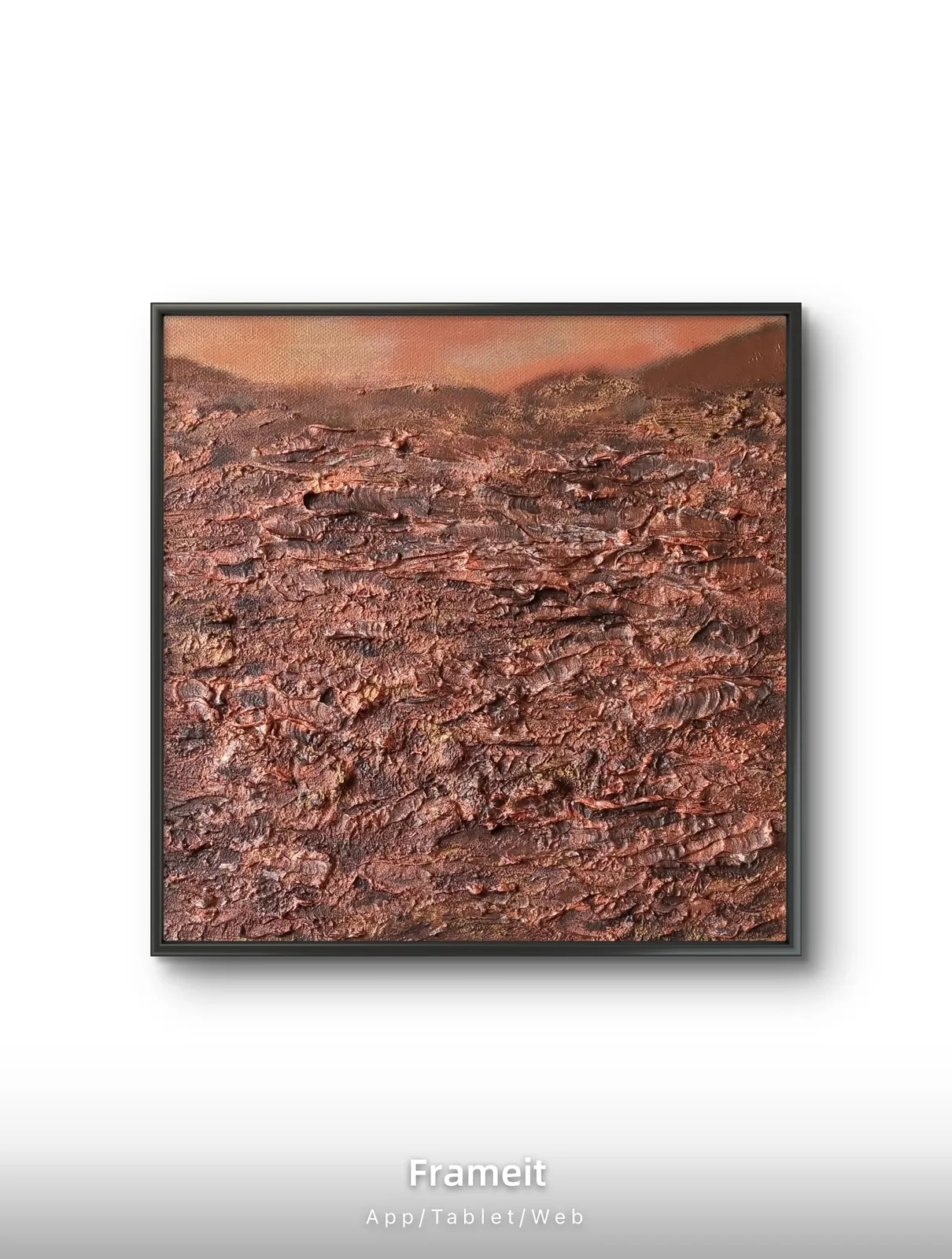 Akrylmålning Shattered av Rebecca Berglund