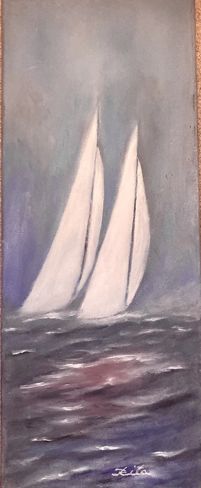 Oljemålning av Rita Börjesson