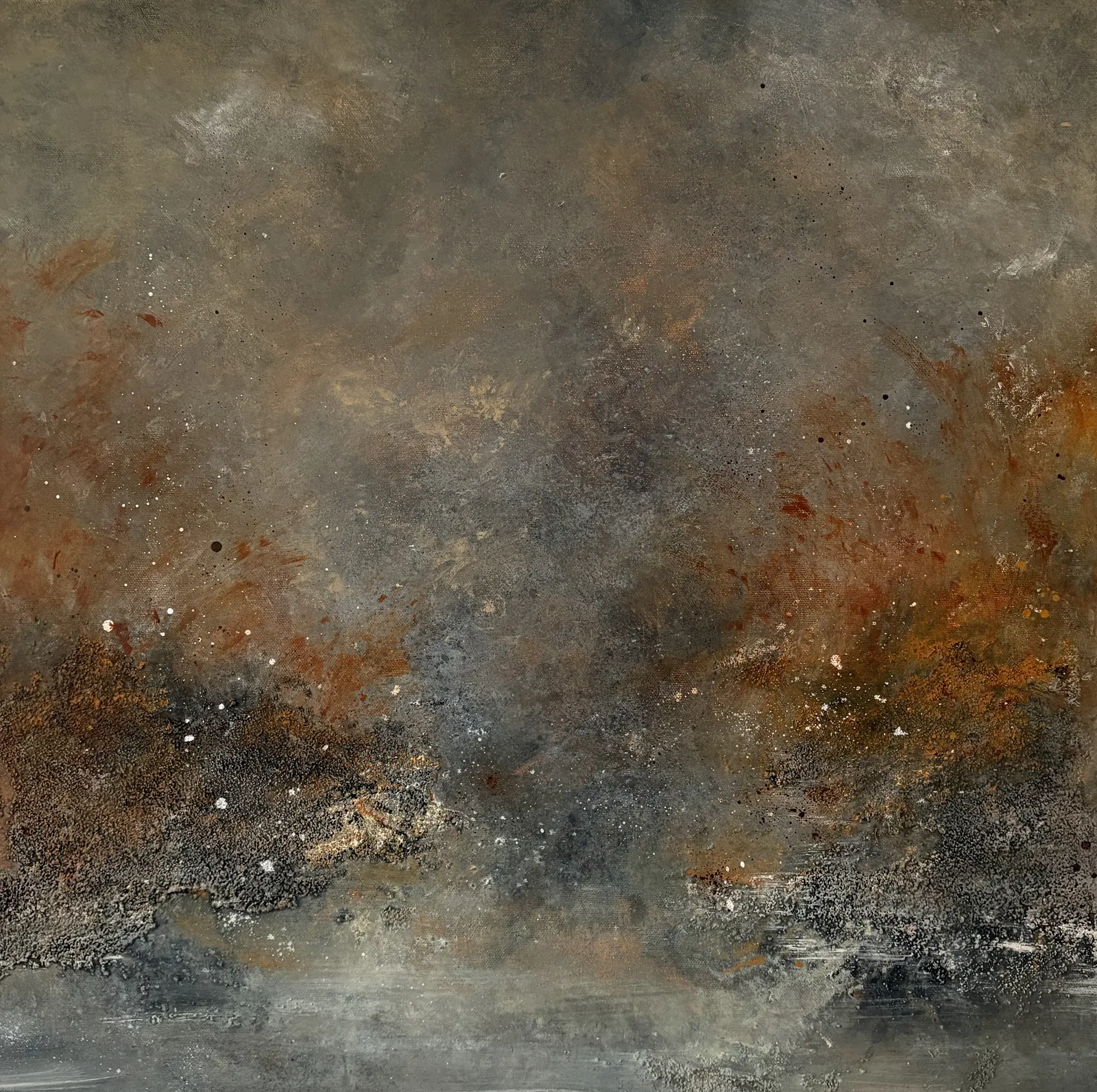 Akrylmålning To die among strangers av Noel Ekstrand