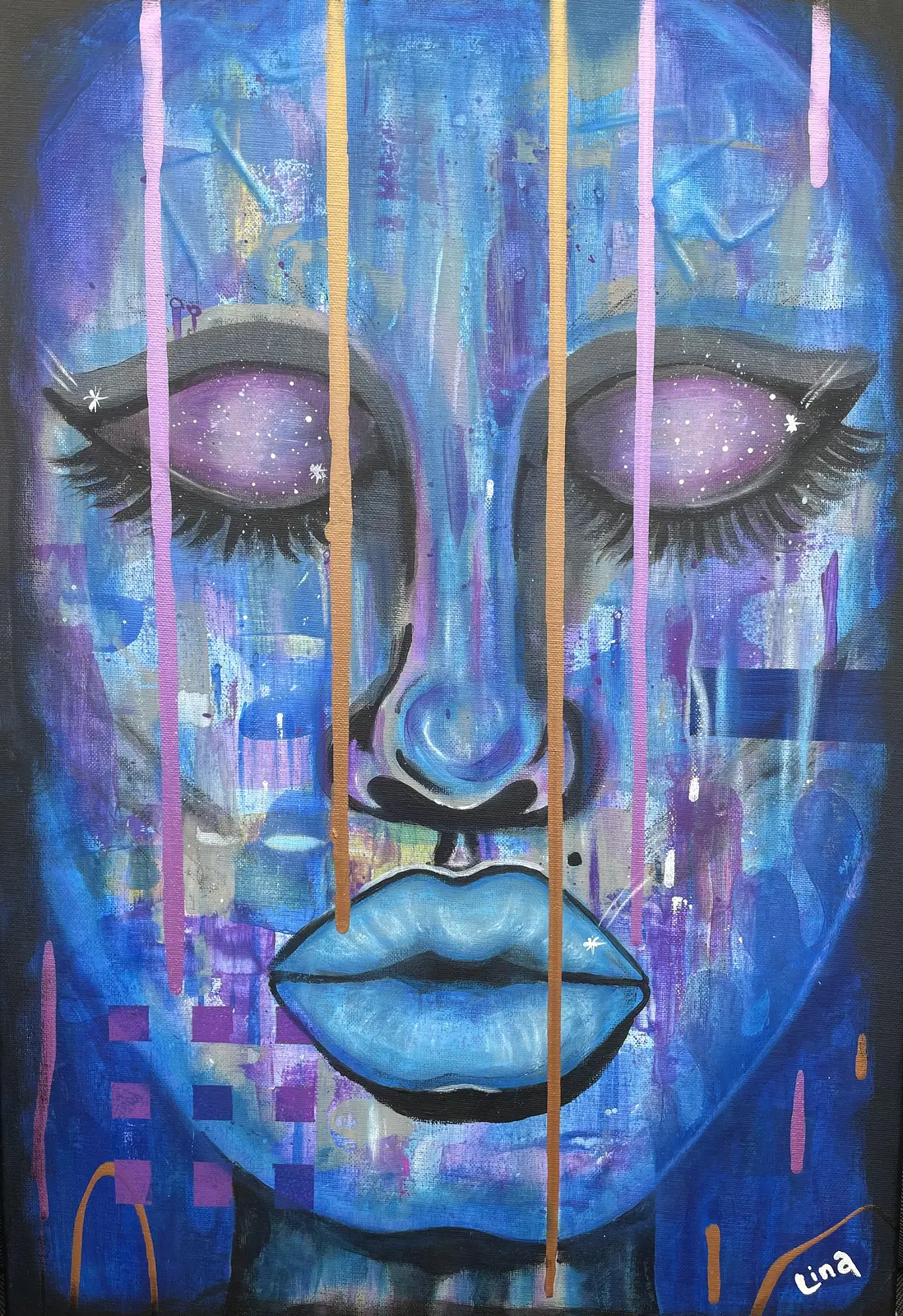 Akrylmålning av Lina A Nordblad
