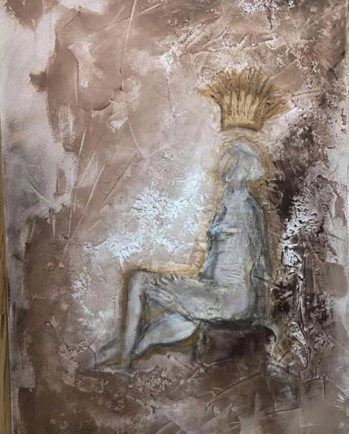 Akrylmålning My Queen av Cecilia Larsdotter