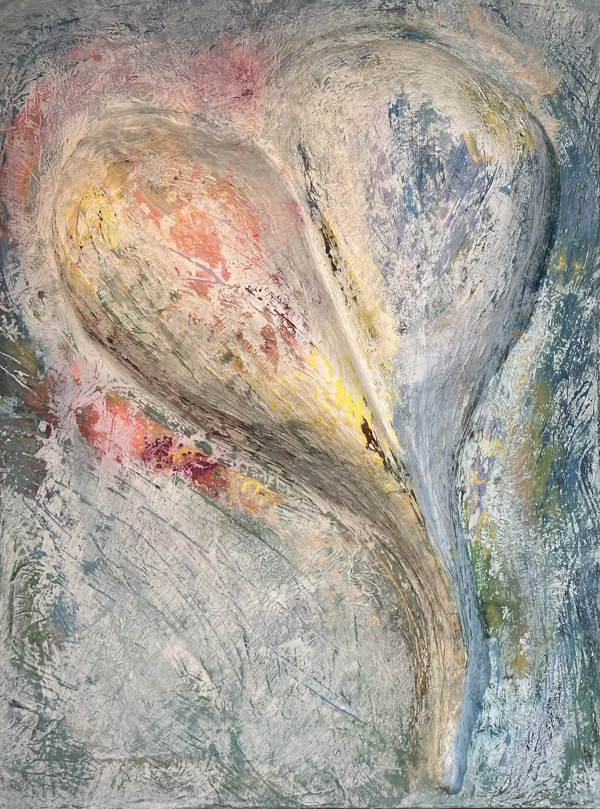 Skulptur Hjärta med skavank / A Heart with Fractures av Cecilia Larsdotter