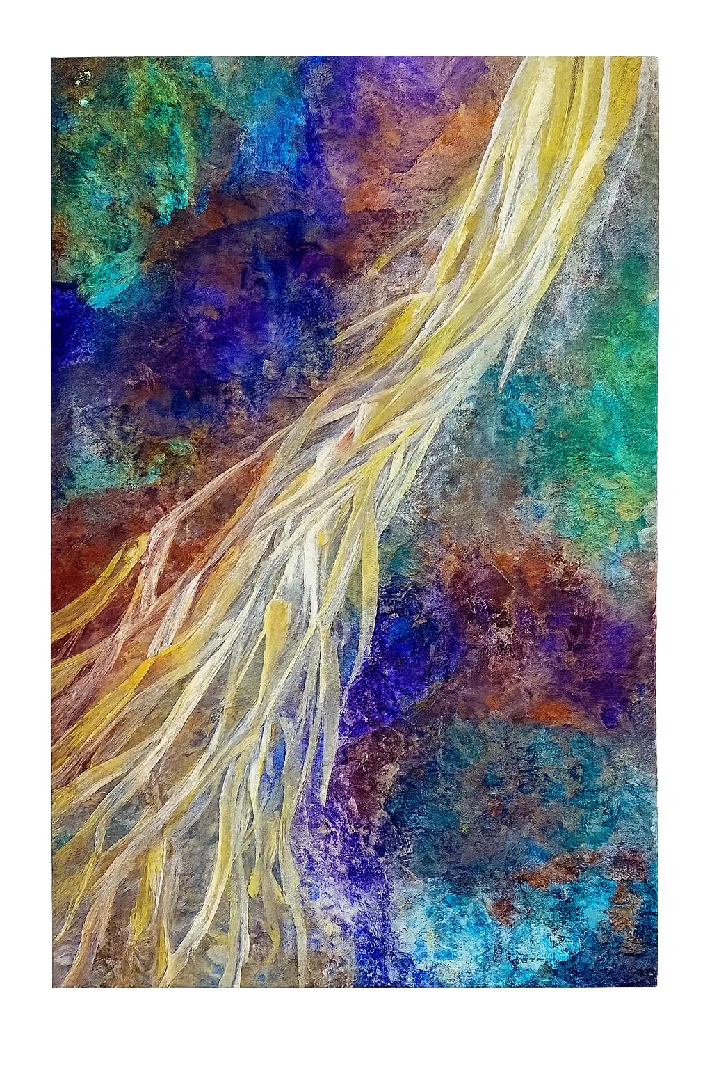 Akvarell Gravity & Grace 5 Orginal akvarell/watercolors av Cecilia Larsdotter