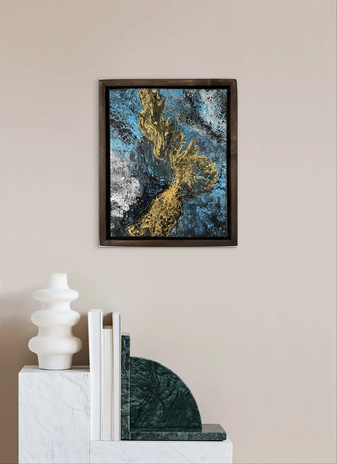 Akrylmålning Reef of the deep av Helena Rystedt