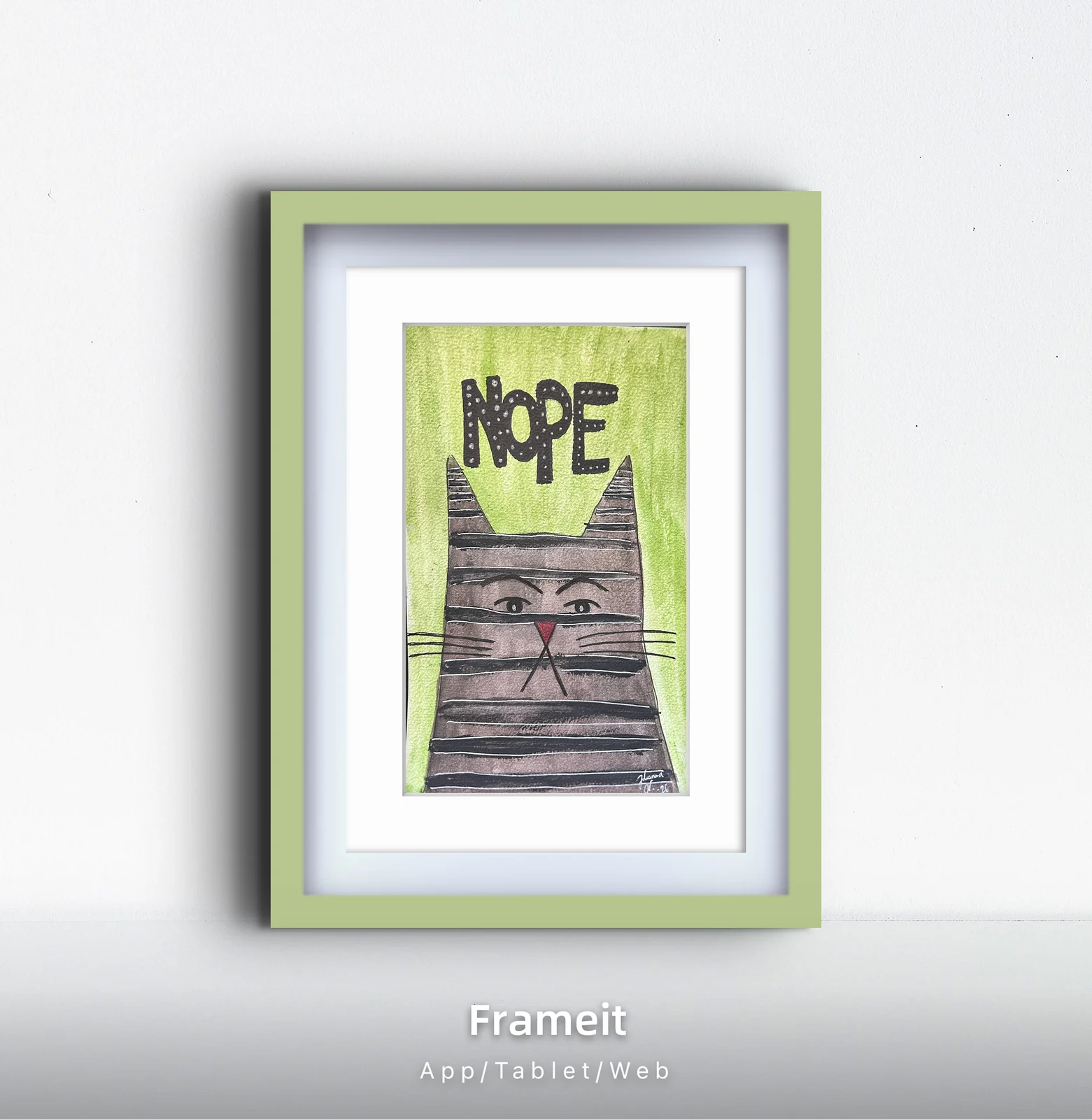 Nej katt av Johanna Norrgård