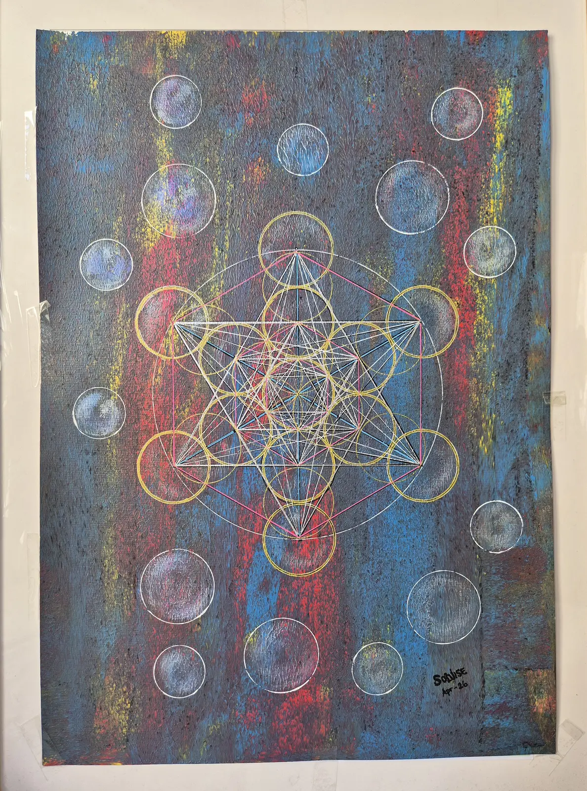 Akrylmålning Livets bubblor av SolVise