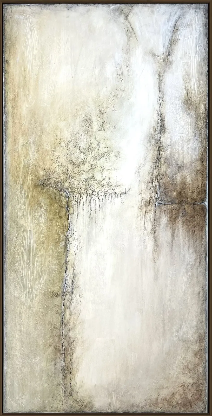 Akrylmålning Whipering av Lena Johnson