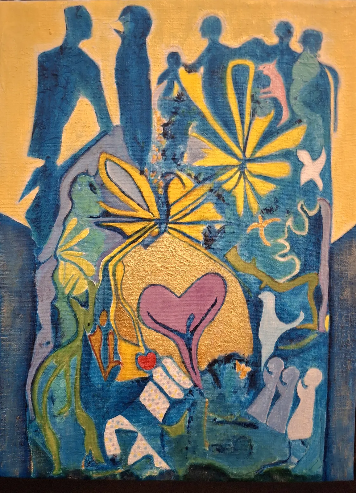 Akrylmålning av Anna Karin Karlsson