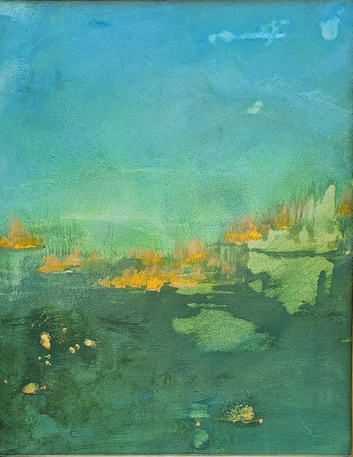 Akrylmålning Utan titel av Gunilla Zaar Akne