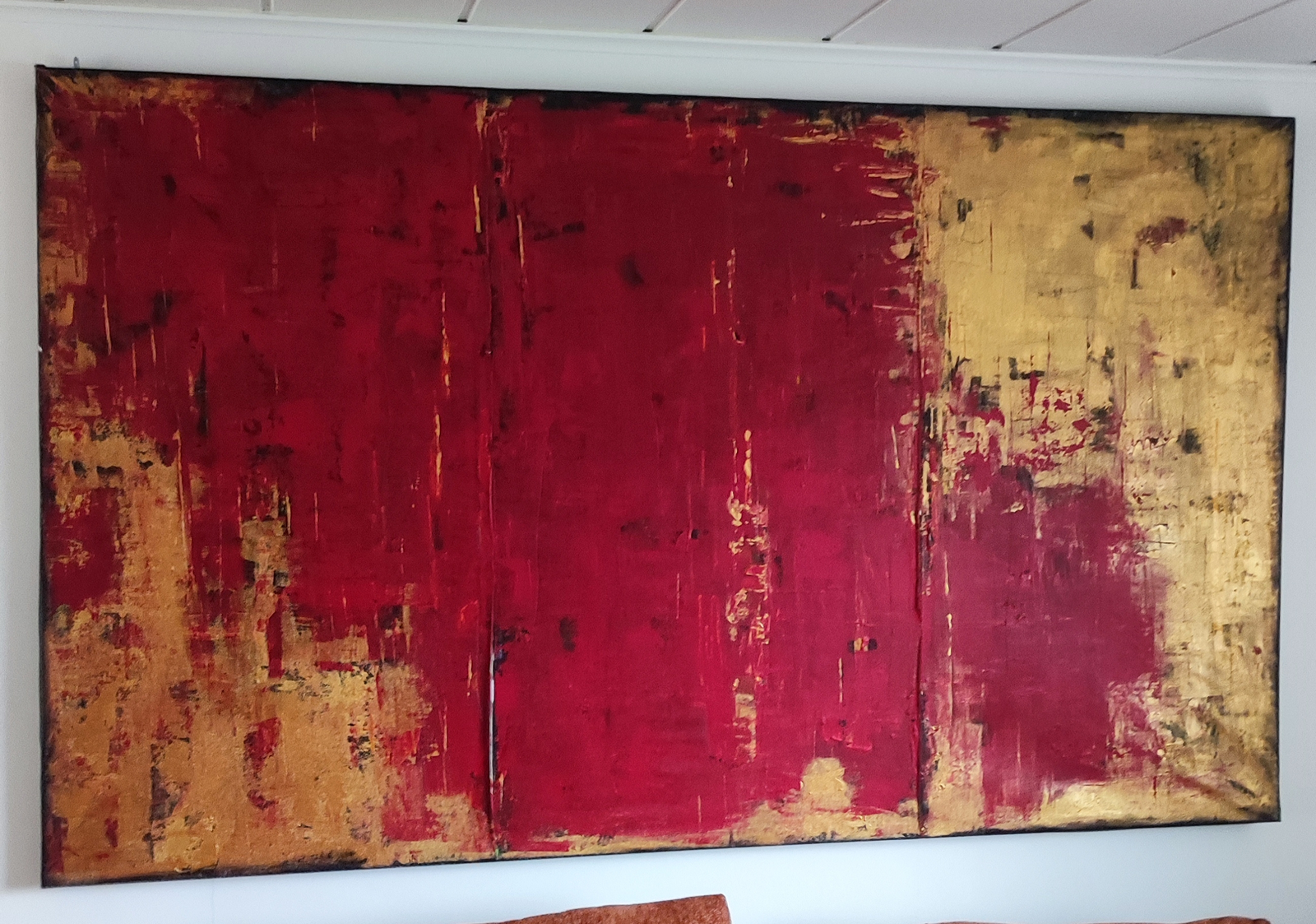 Akrylmålning Kärlek av Majda Silverbern