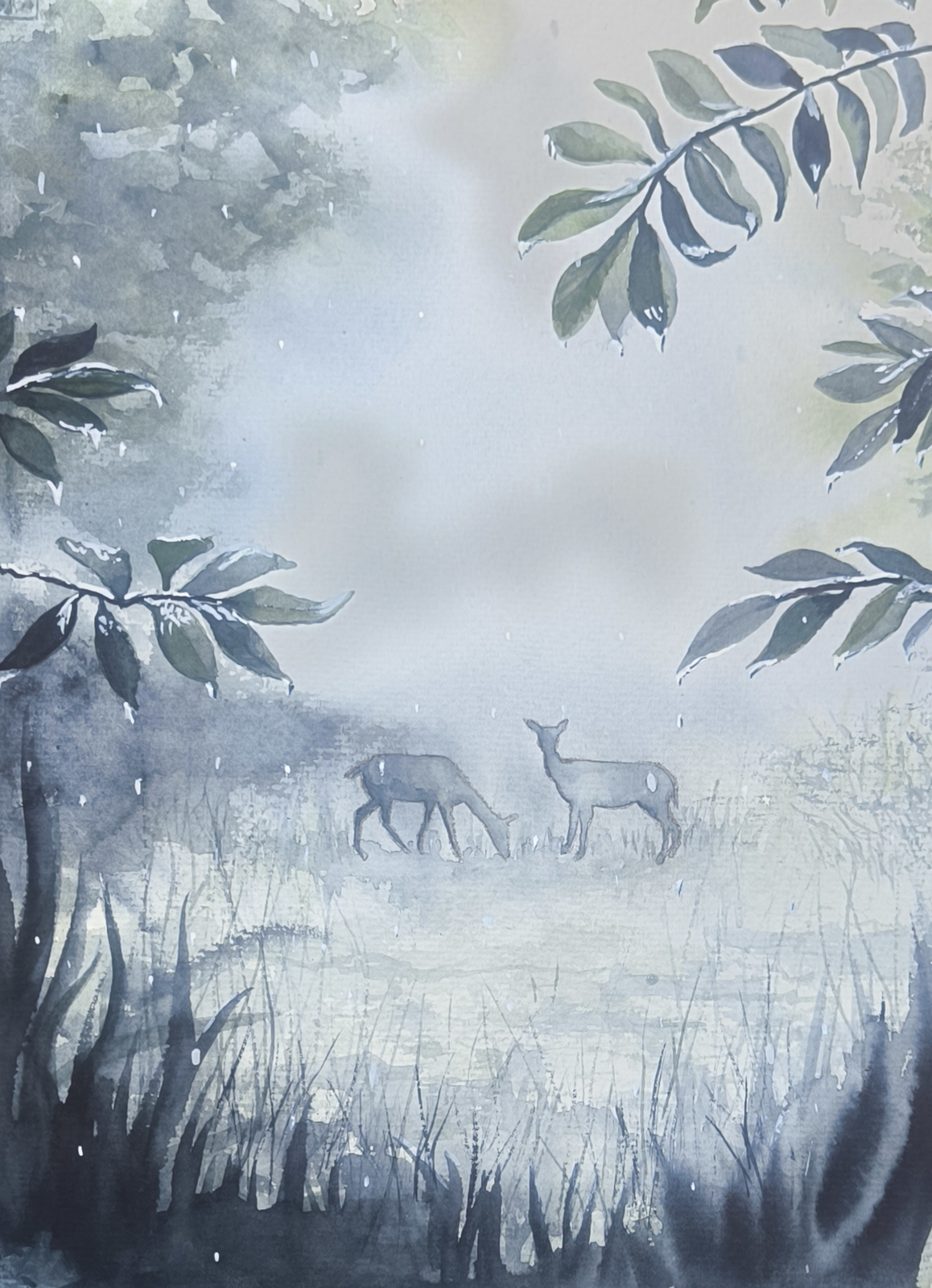 Akvarell av Maria Eld