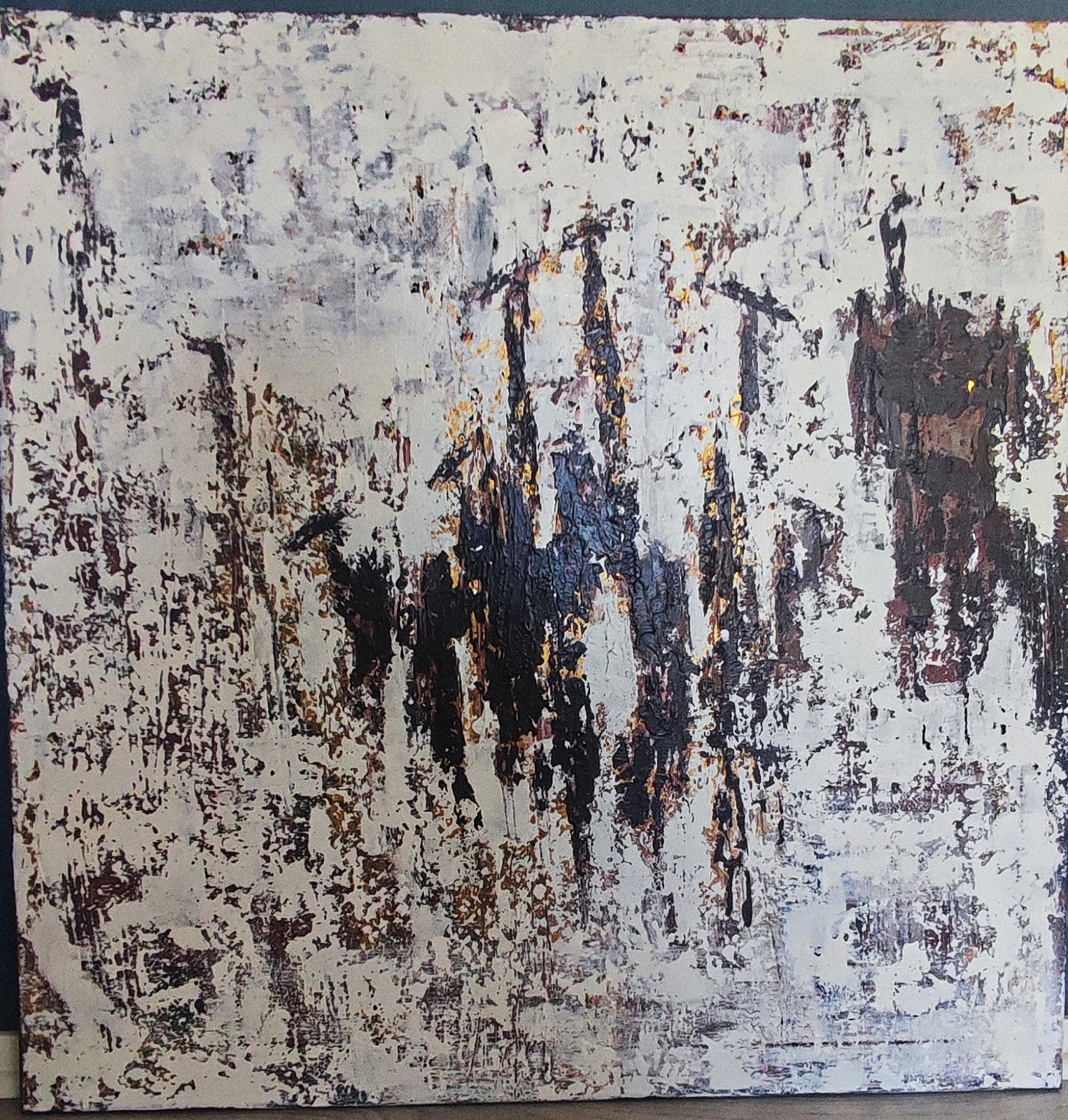 Akrylmålning Tillsammans är vi starka av Majda Silverbern