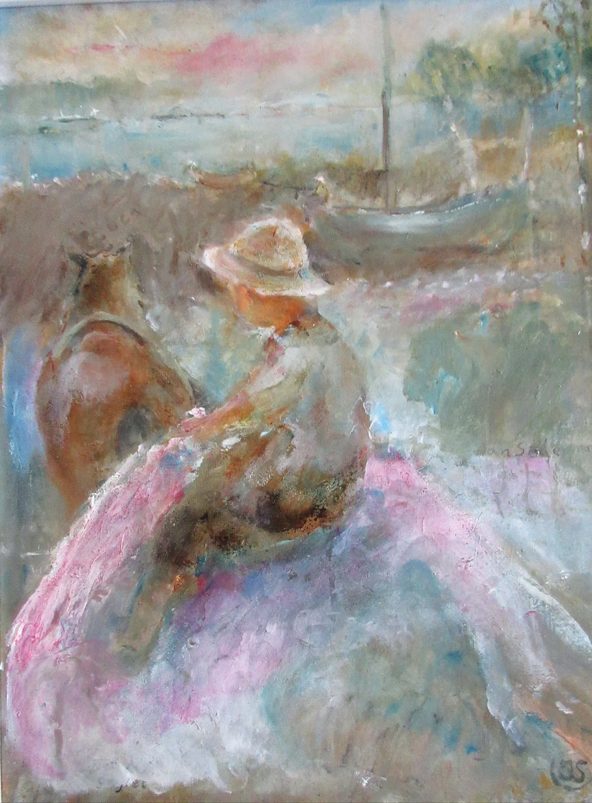 Oljemålning Det nya seglet av Jan Söderman