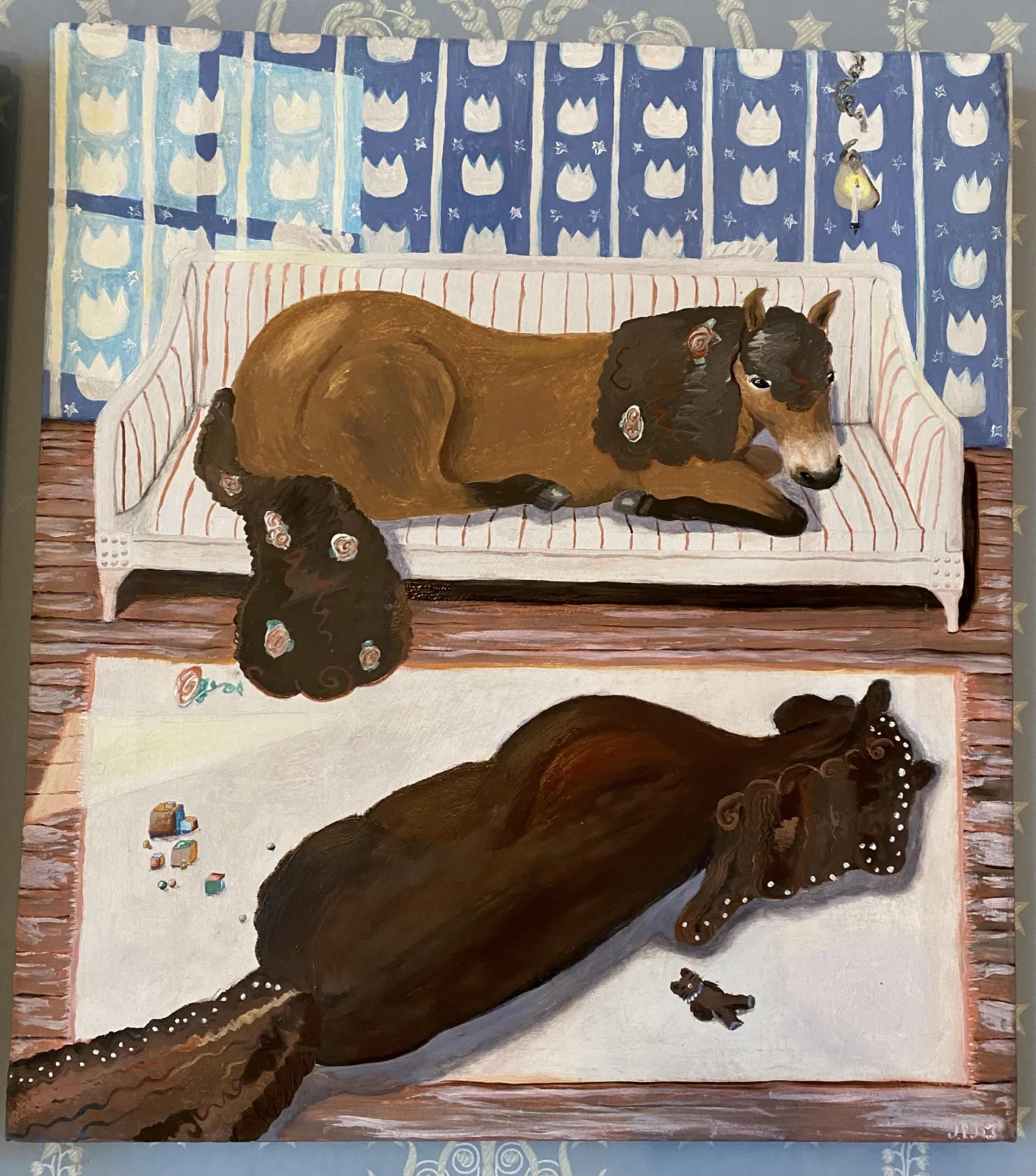 Oljemålning Jazz och Balett av Judith Palm