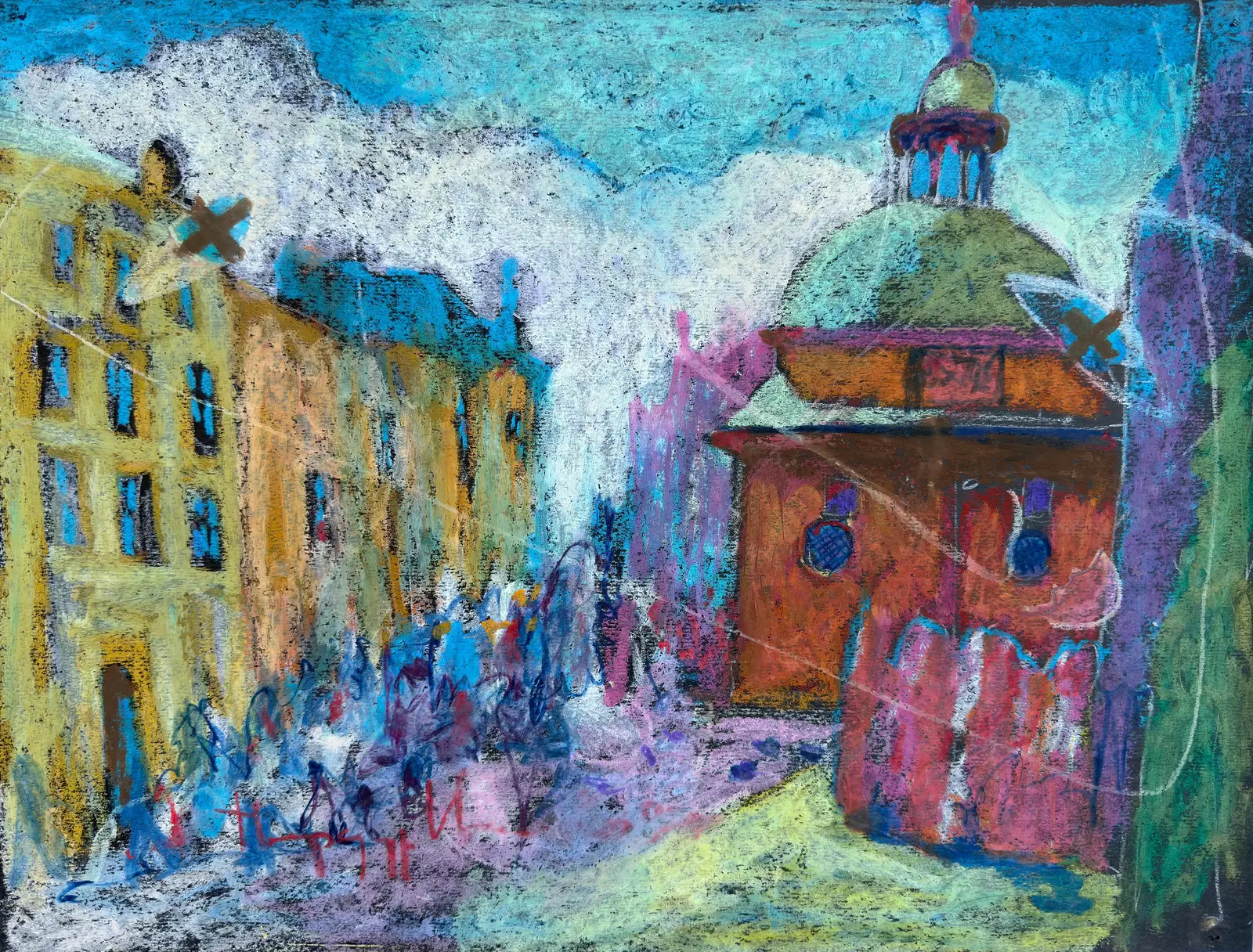 Pastel Cityscape VII av Ivan Tverdun