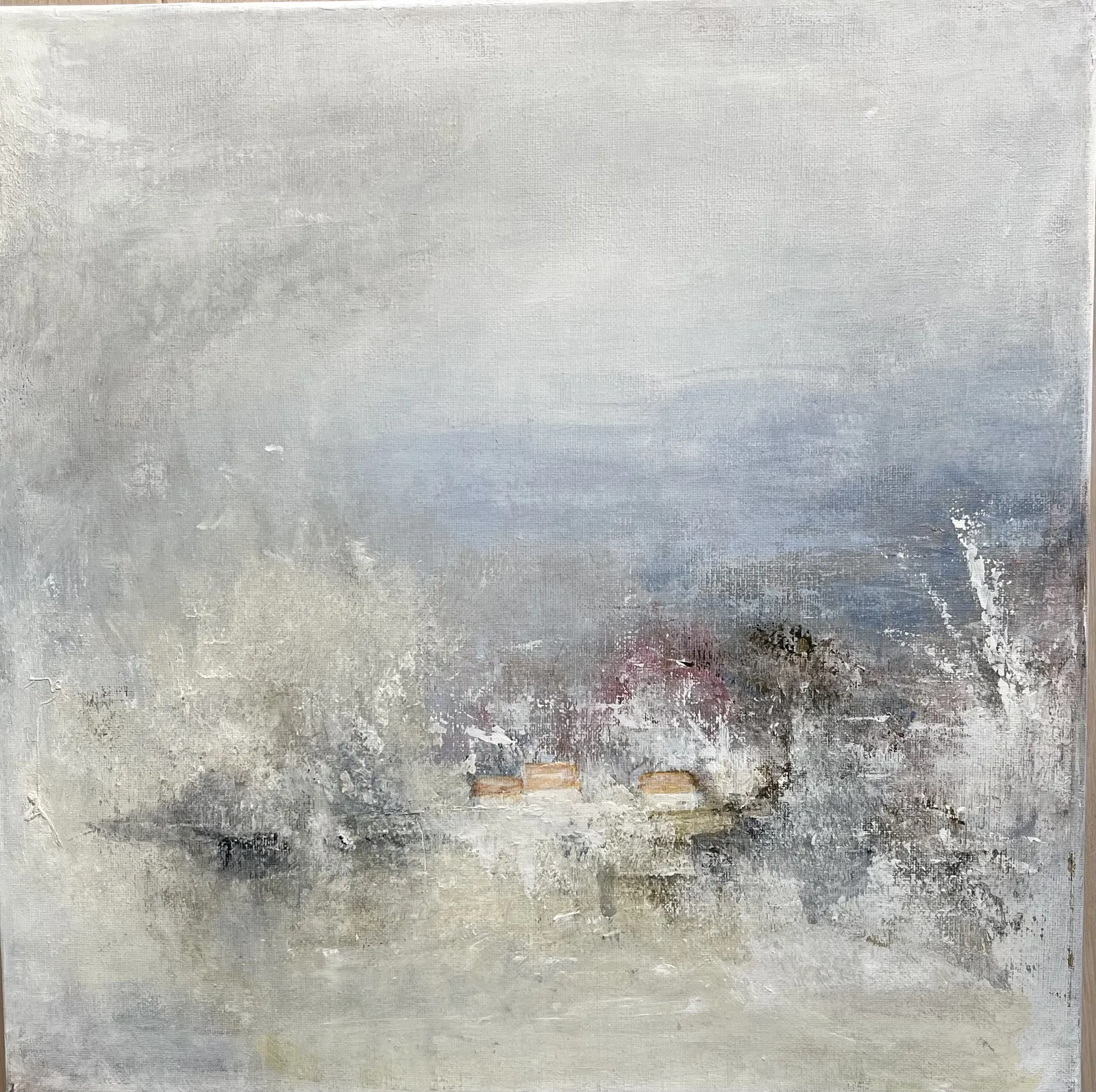 Akrylmålning Sommarfeeling av Kerstin Mattsson