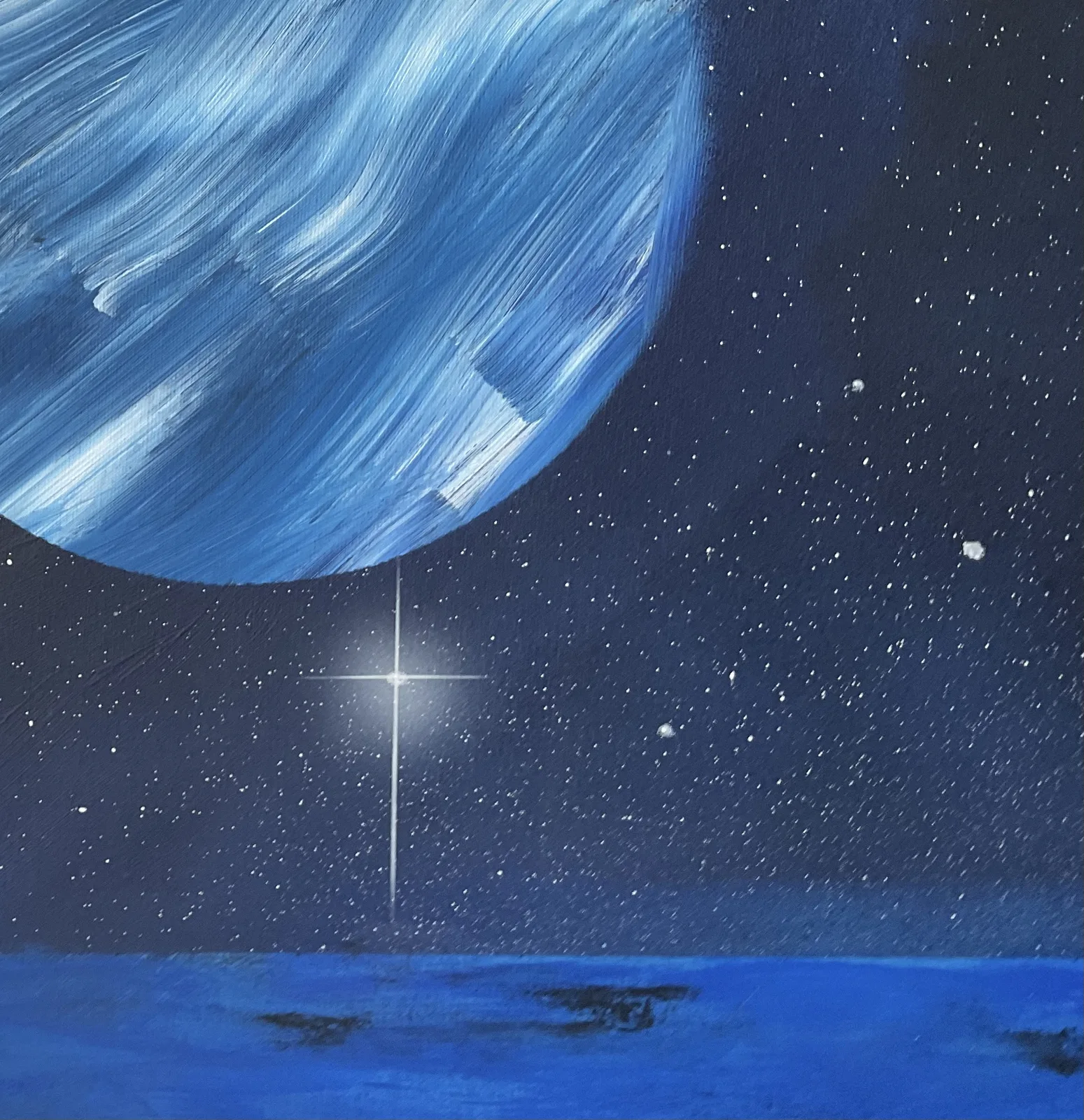 Del av ; stjärnor i det blå av Sven Höglund Velasquez