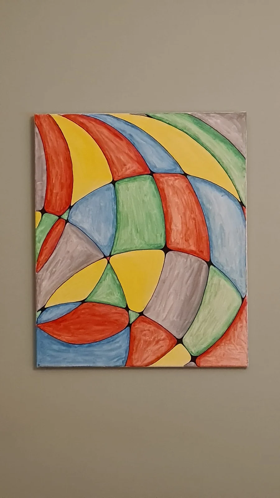 Akvarell Happy av Weronica Myrman