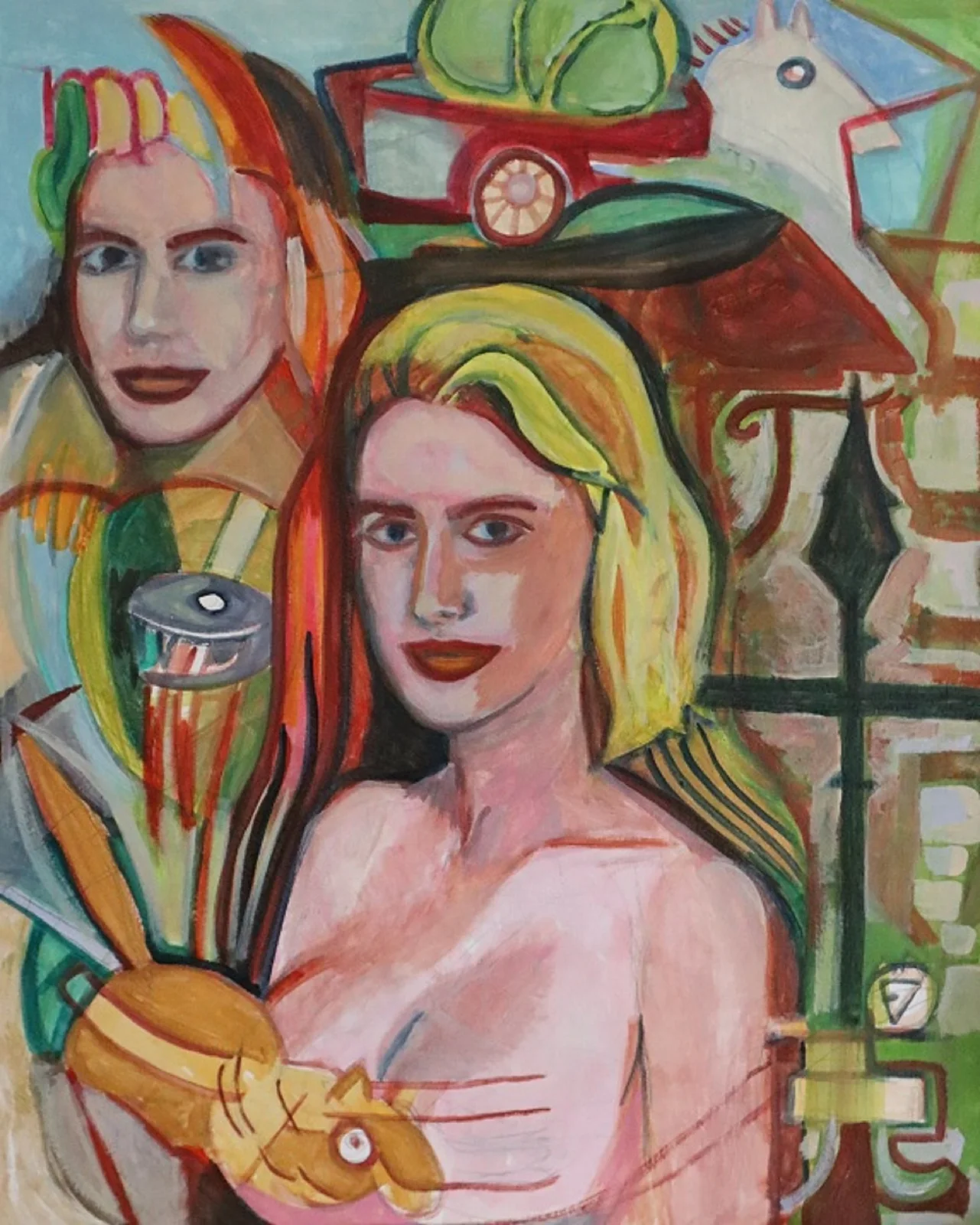 121 ) The Lady with the Squirrel av Victor Finnigan