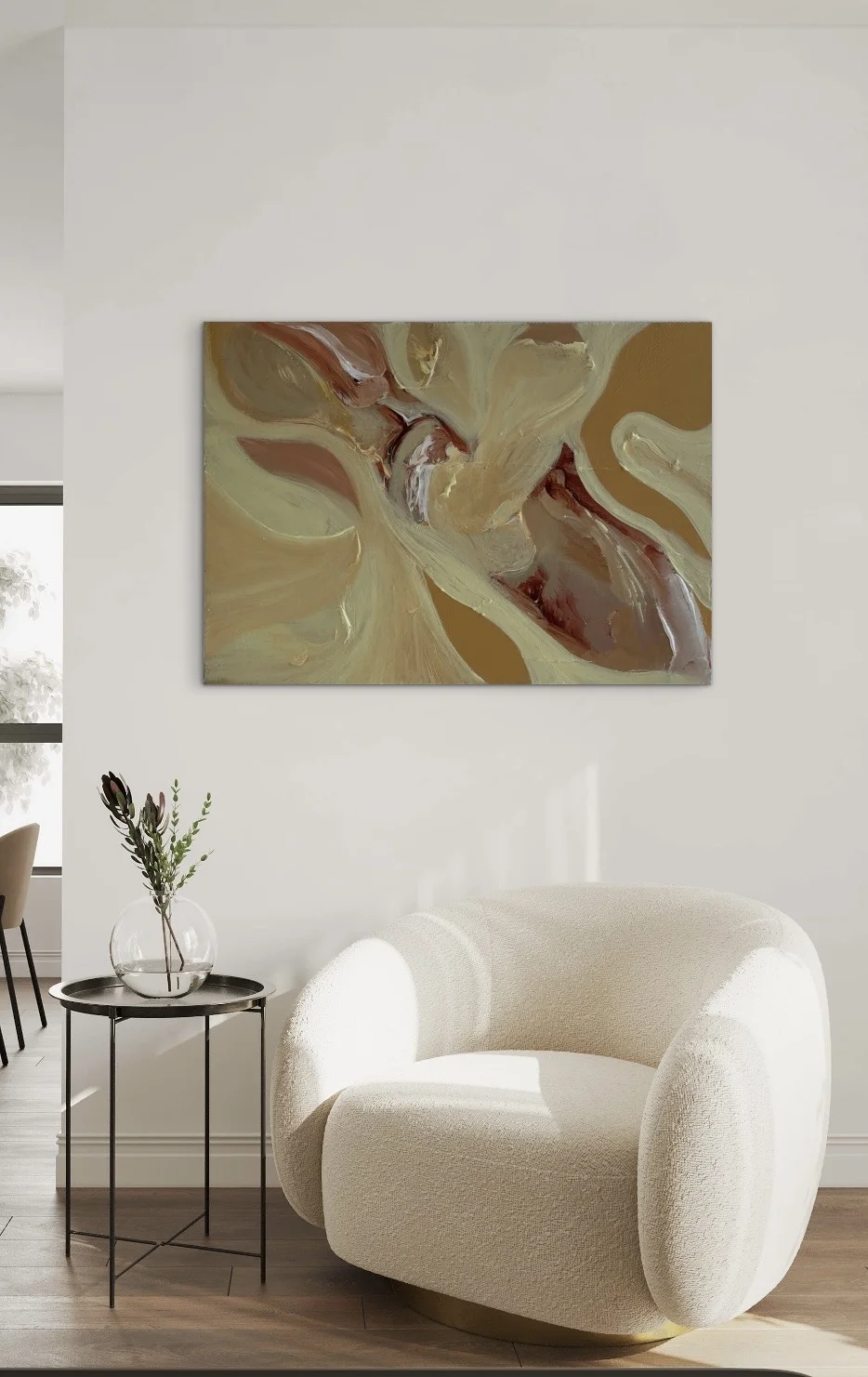 Akrylmålning ”Öppningen” av Johanna Odder