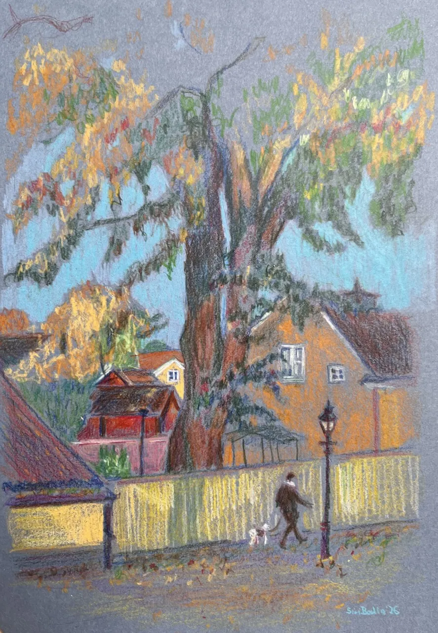 Promenad på Ågatan - Linköping av Siri Berlin