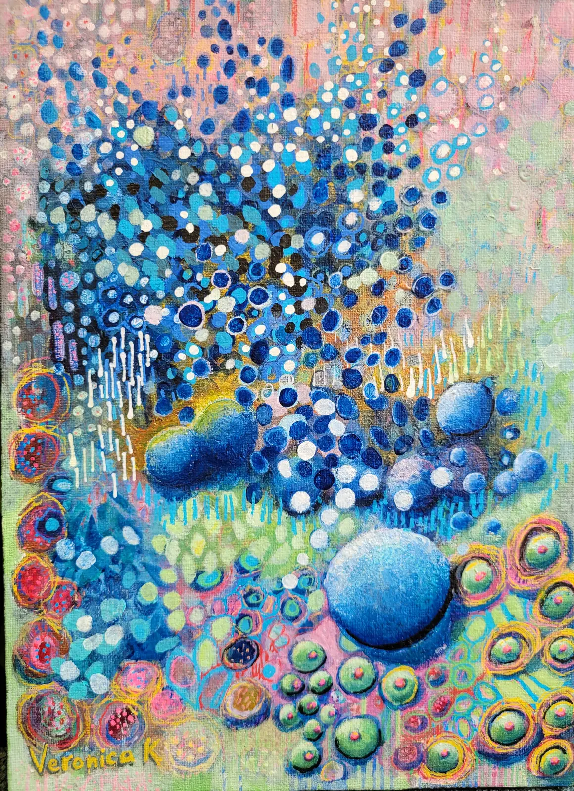 Akrylmålning av Veronica Kjaernes