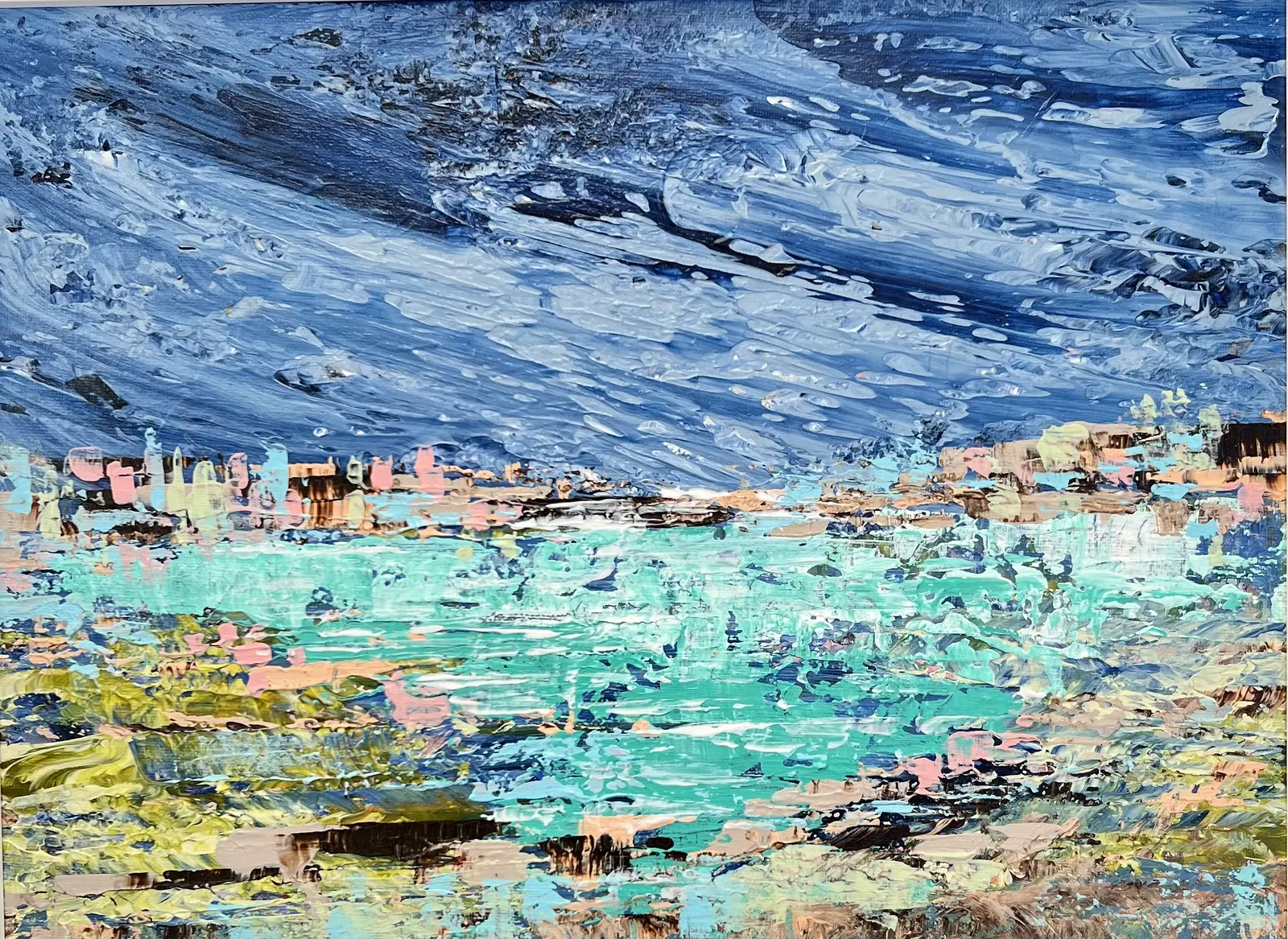 Akrylmålning When I sleep av Anne-lee Andersson