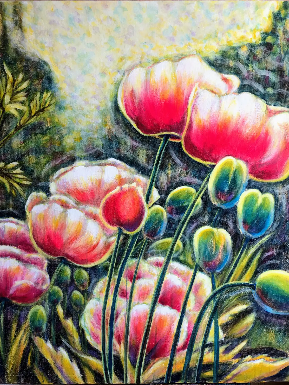 Höga vallmo av Nina Wedborn