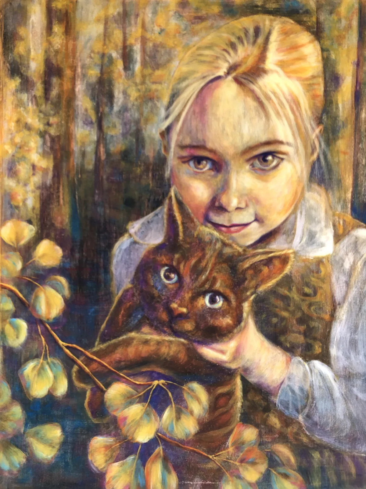 Flickan och katten av Nina Wedborn