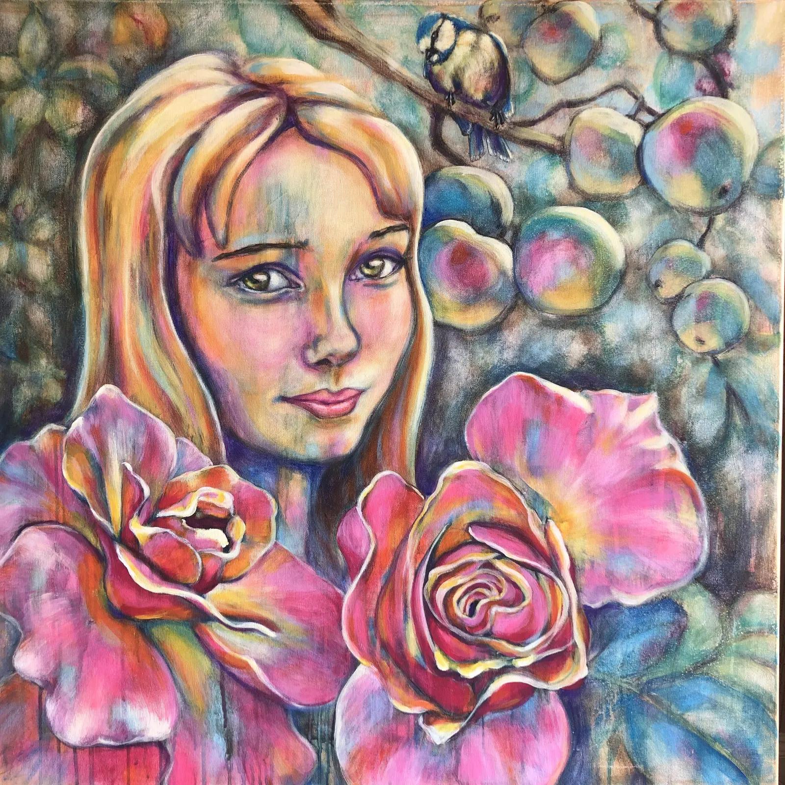 Fågel och flicka av Nina Wedborn