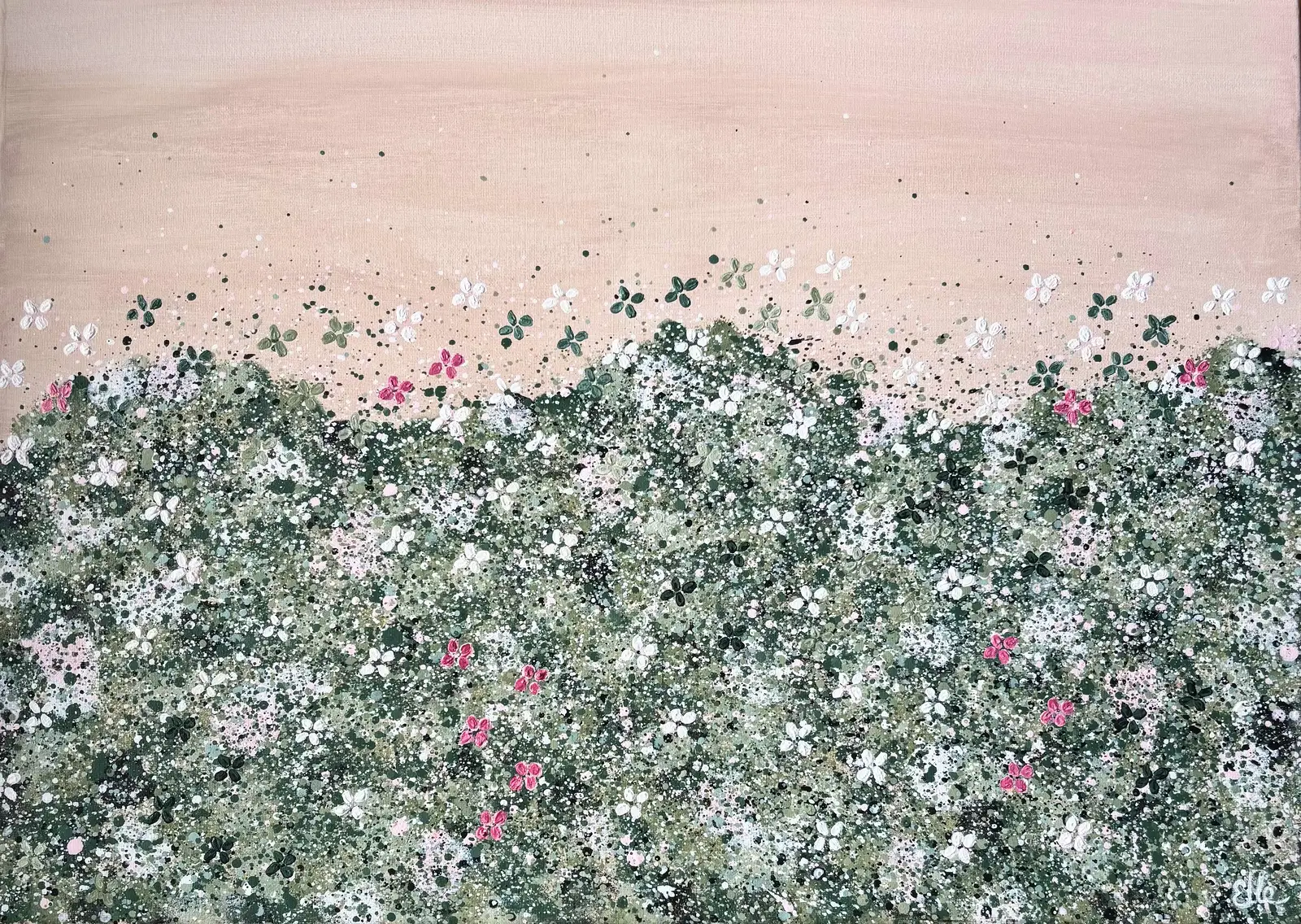 Akrylmålning Skimmer av tur av Elle F