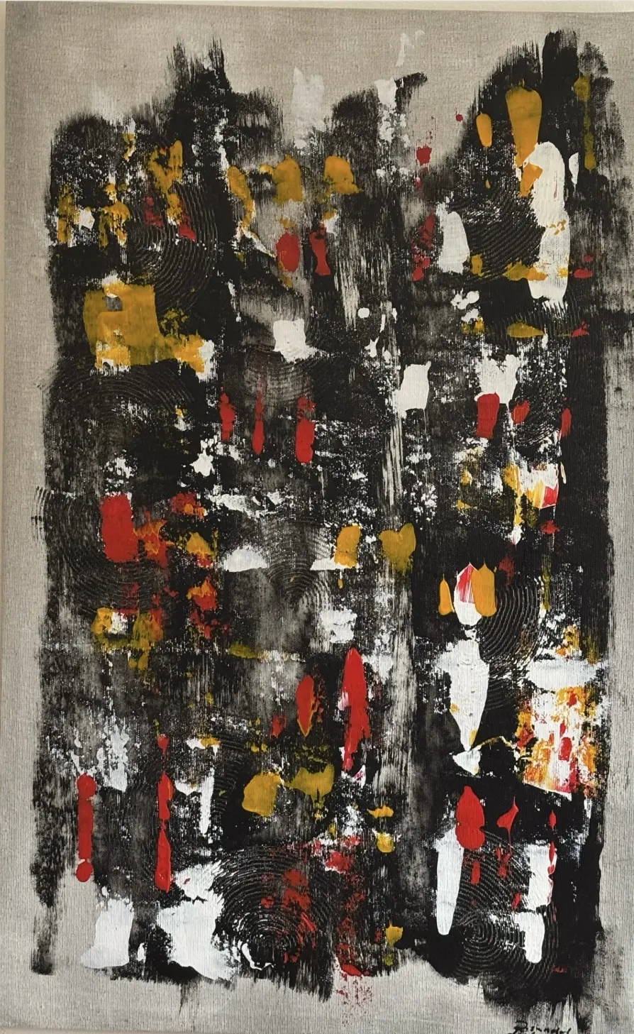 Akrylmålning Women av Leif Rosendal