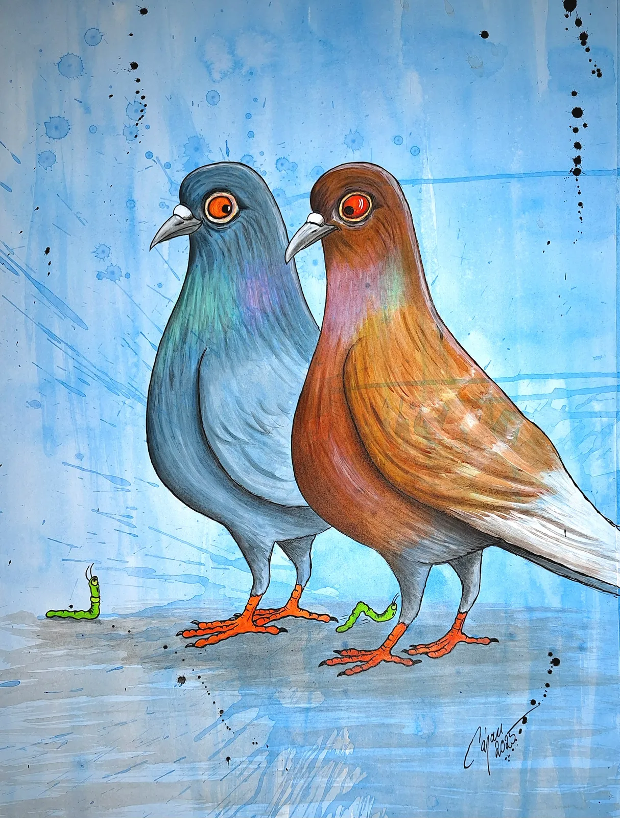 Vårflört av Carina Cajan Jansson