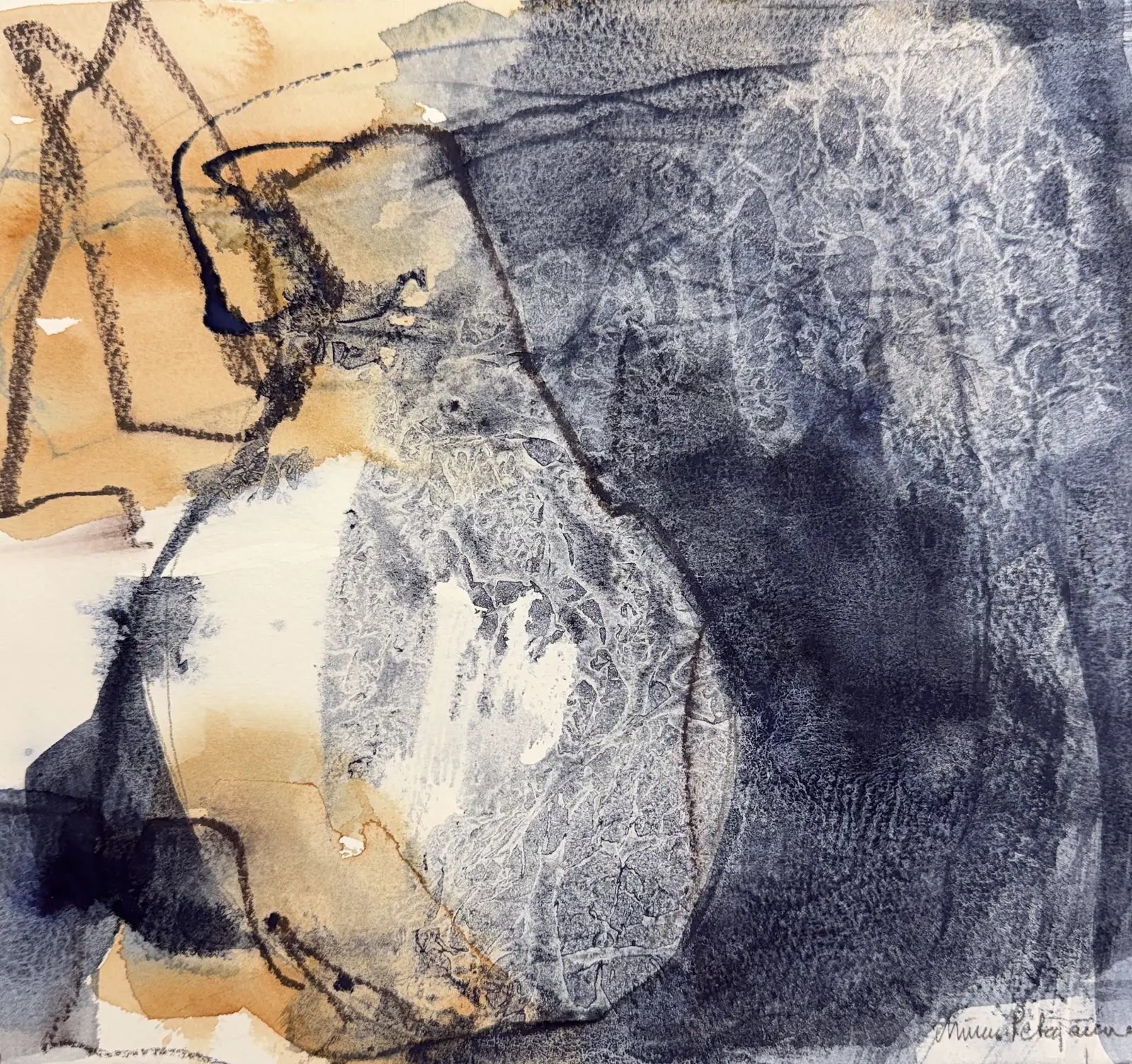 Akvarell Ripan av Minna Petäjäniemi