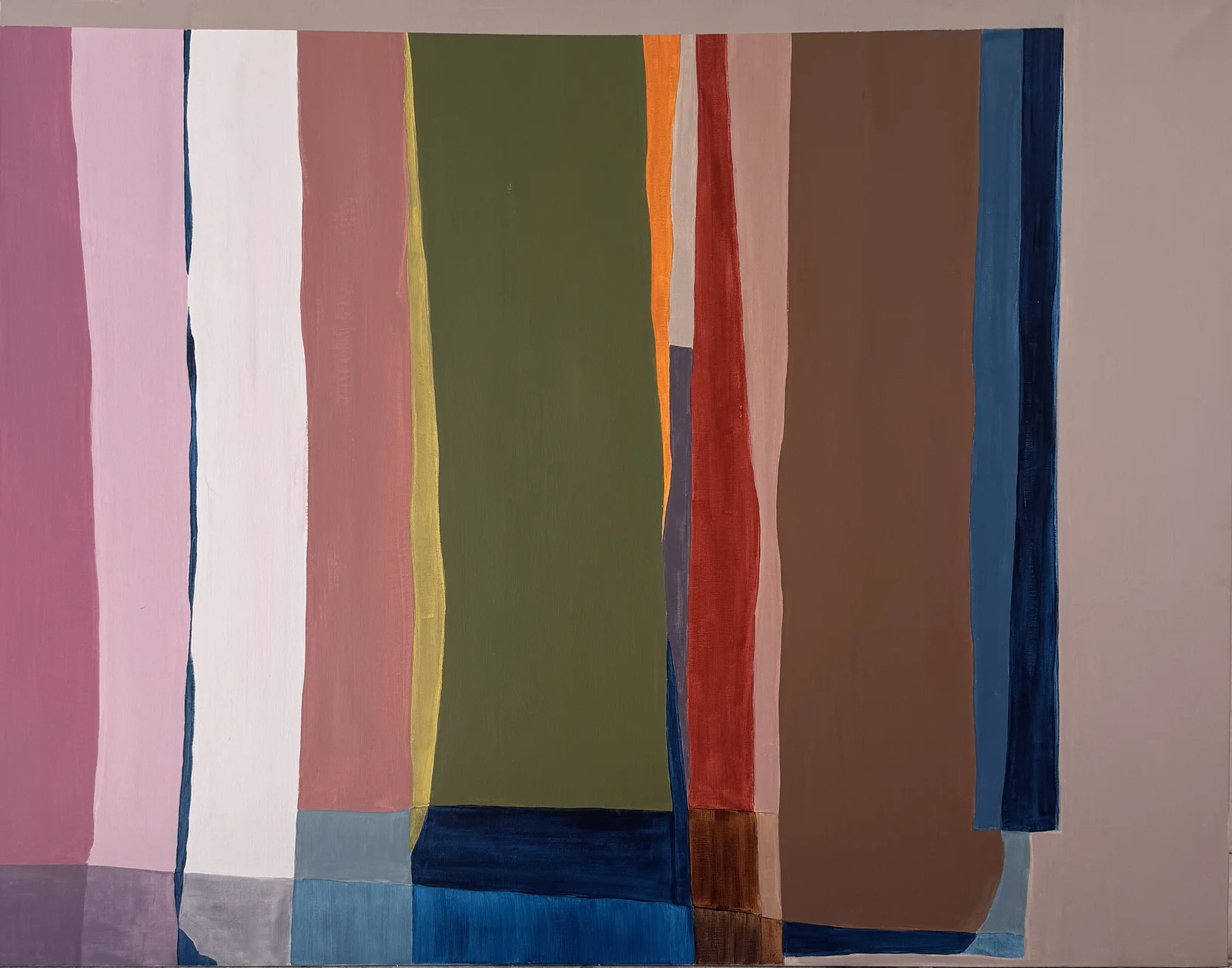 Akrylmålning Vivid encounters av Anna Forster