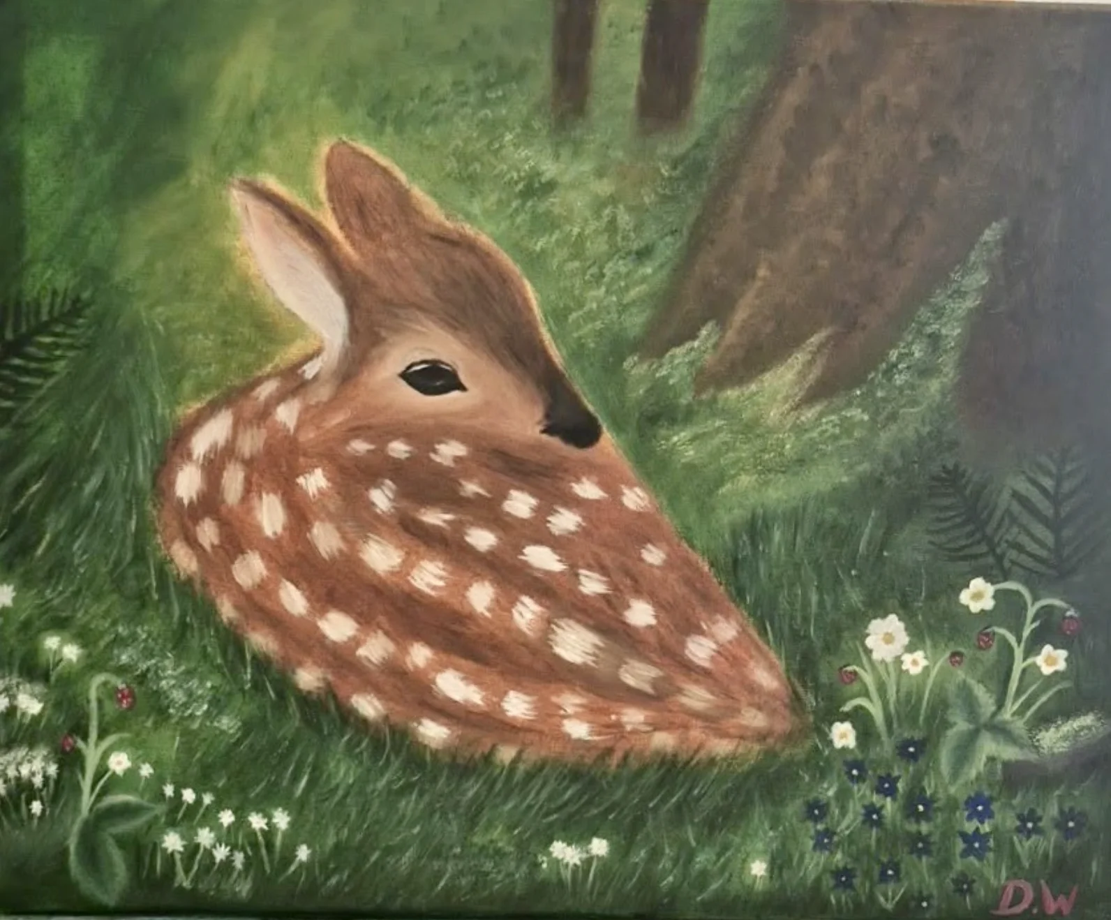 Oljemålning Refugio de Paz av Desirée Wassmur (fd Becerra)